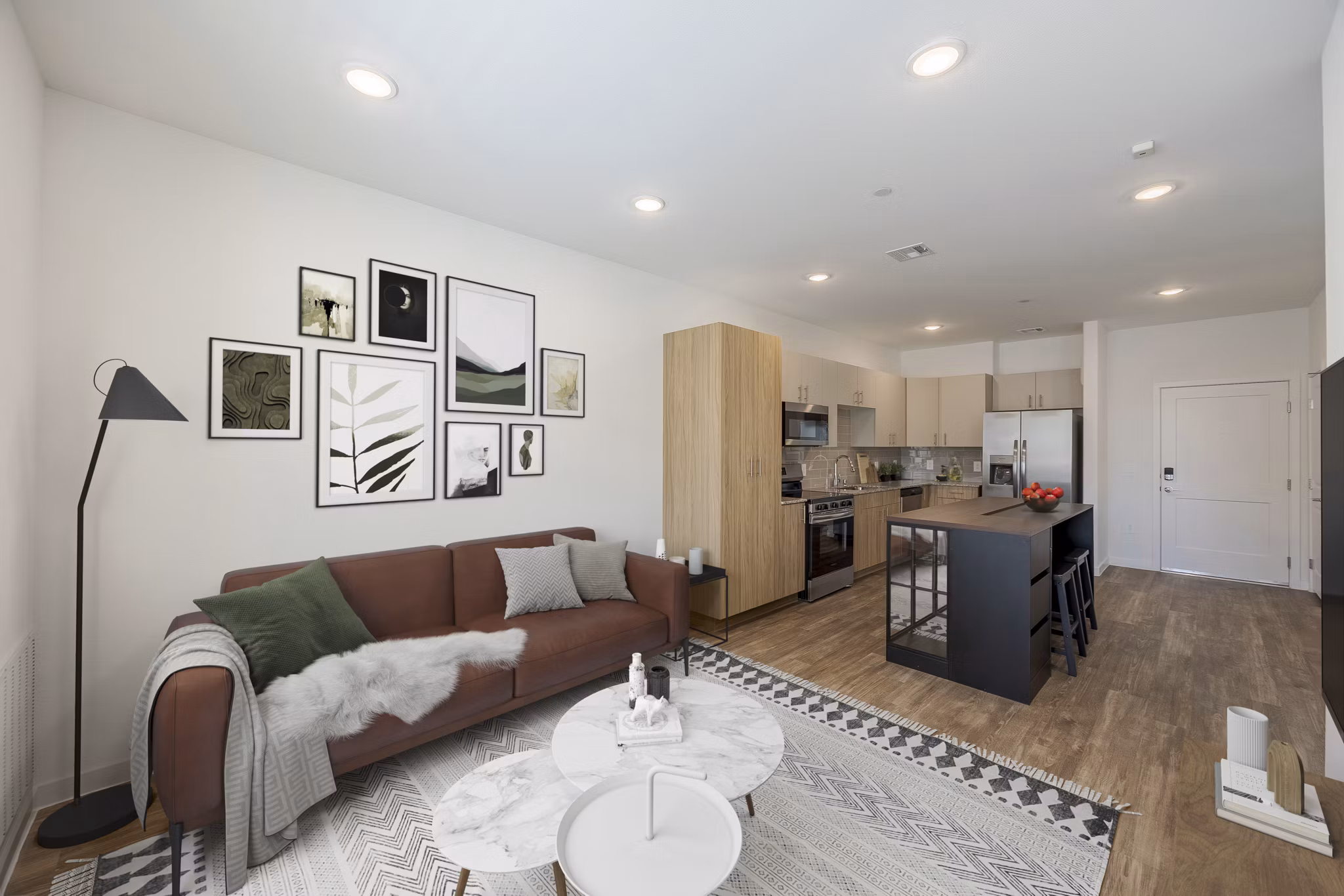 living room at Ascend Heartland Apartments