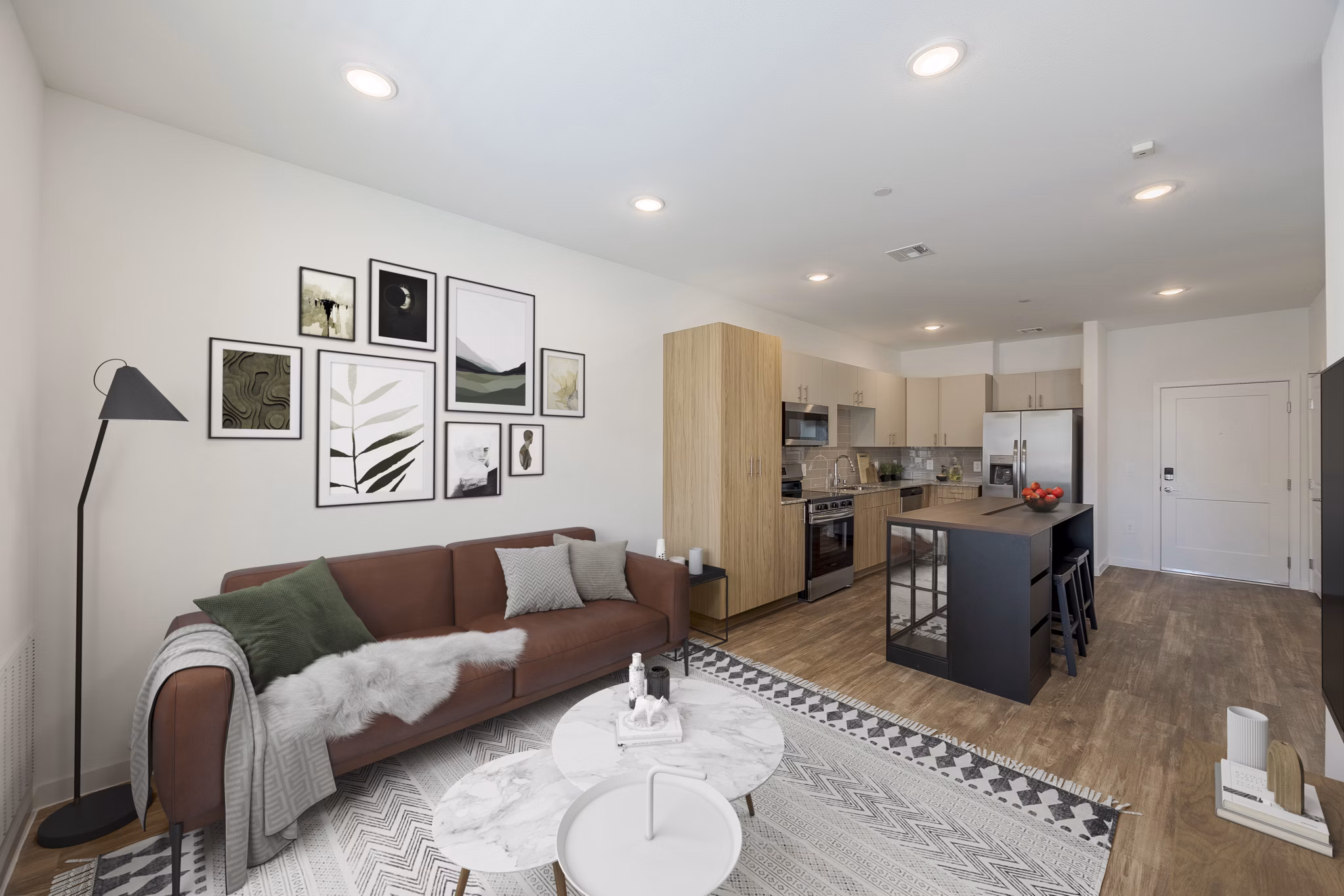 living room at Ascend Heartland Apartments