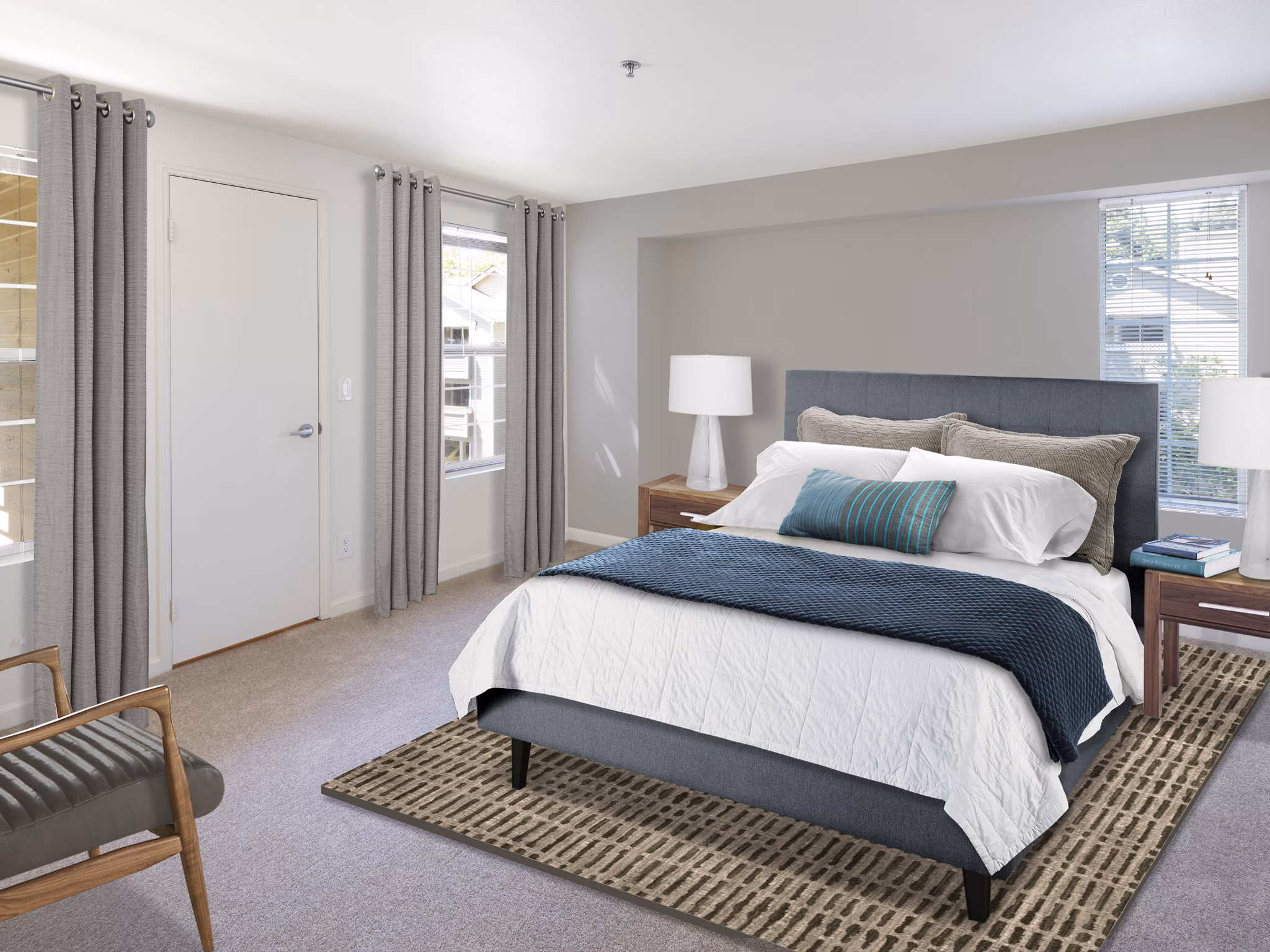 bedroom at Archstone Redmond Lakeview Apartments 