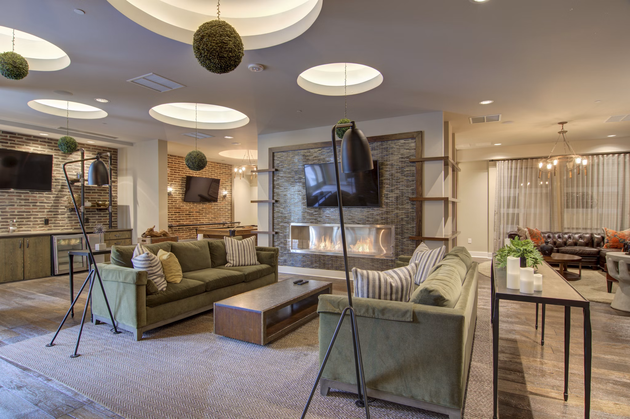 clubhouse at Millworks Apartments