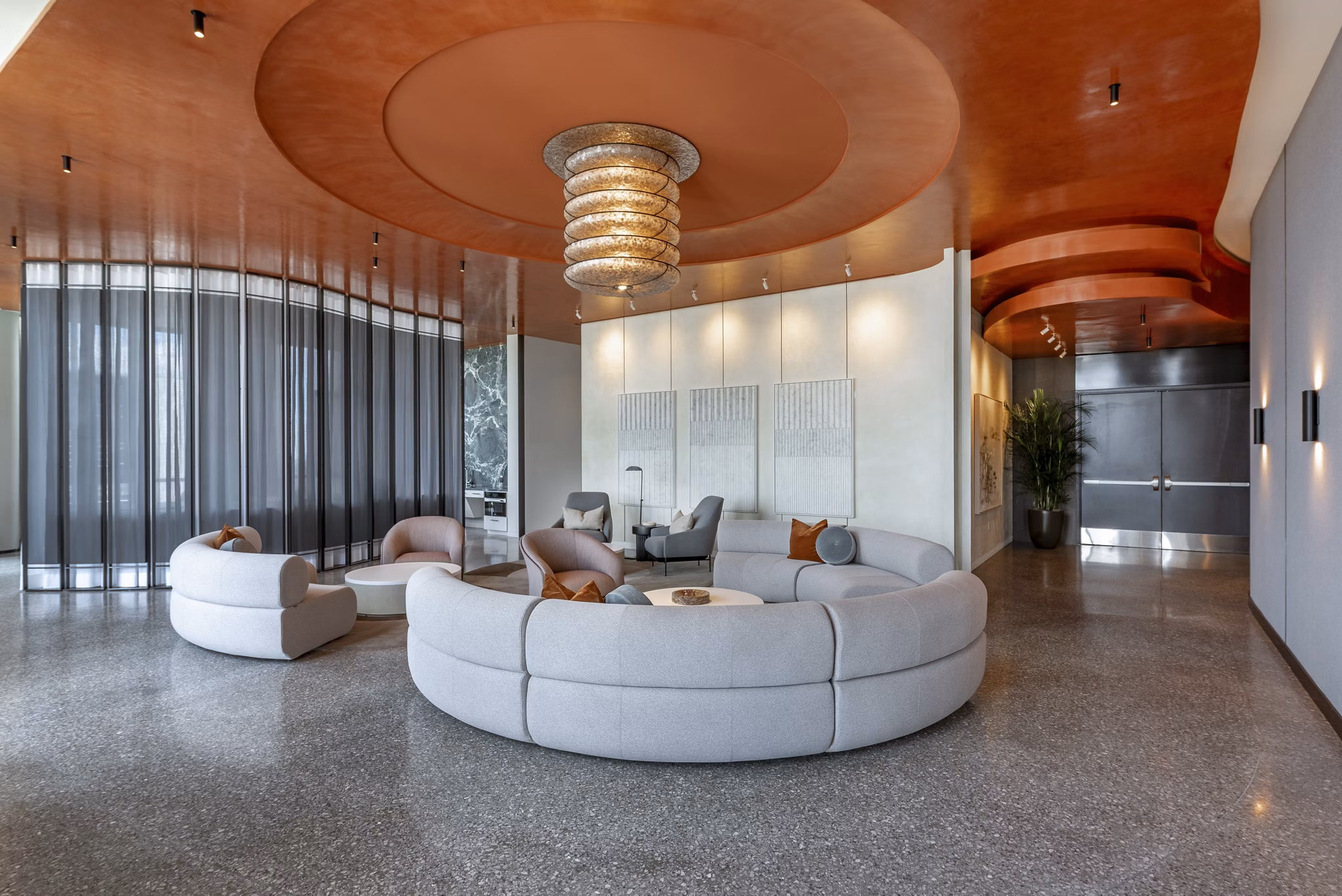 Clubhouse/Lobby at The Charles Apartments