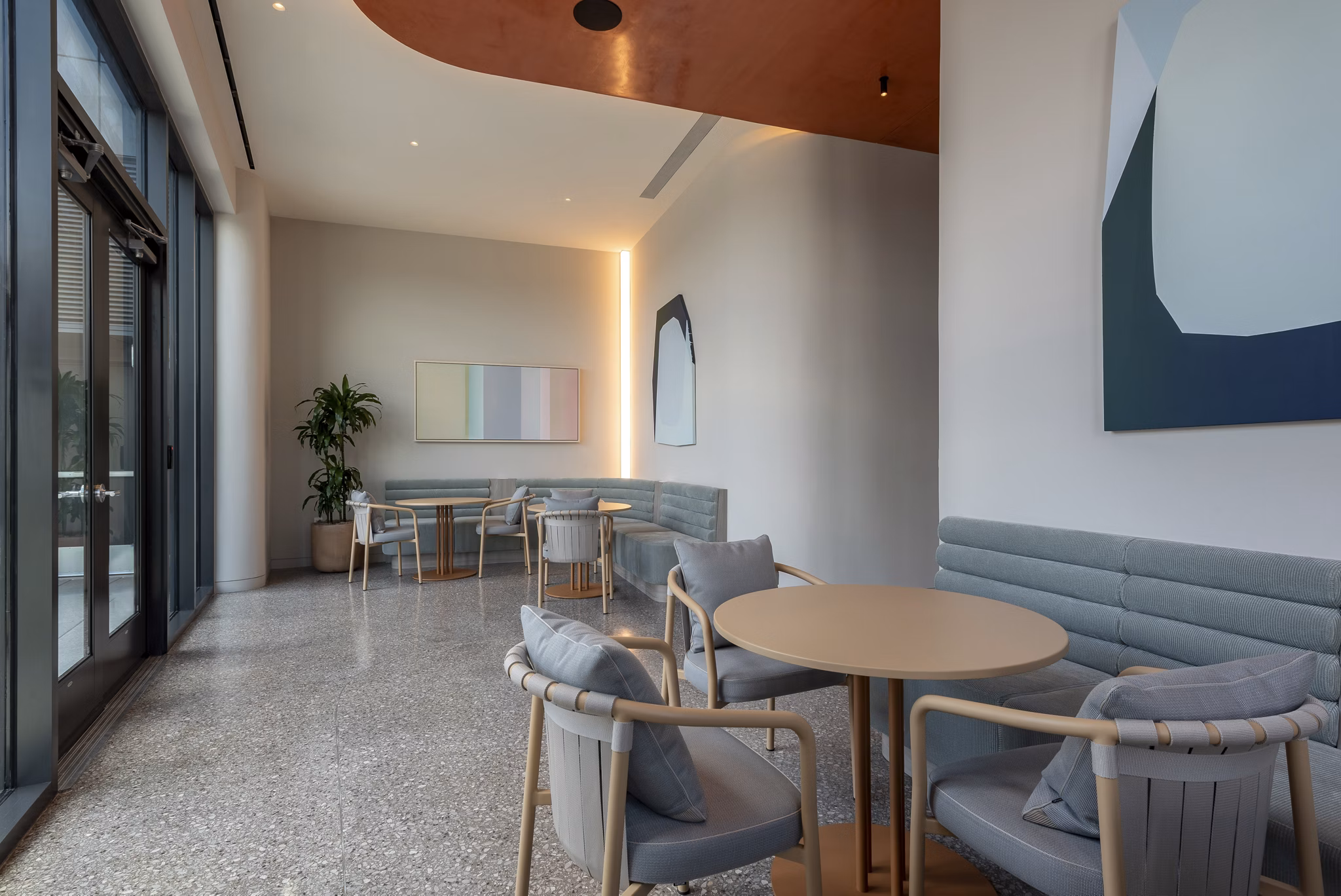 Clubhouse/Lobby at The Charles Apartments