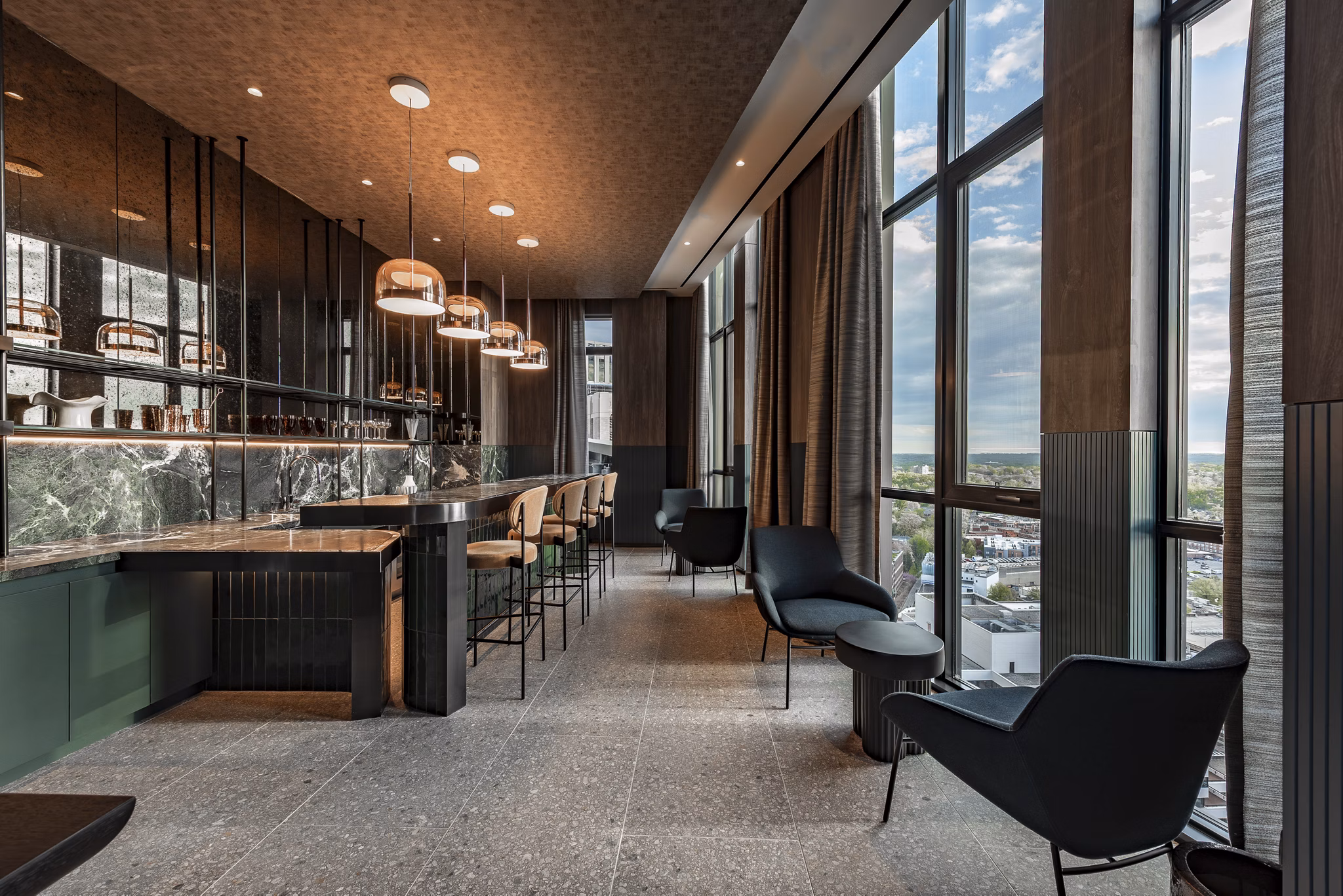 Clubhouse/Lobby at The Charles Apartments