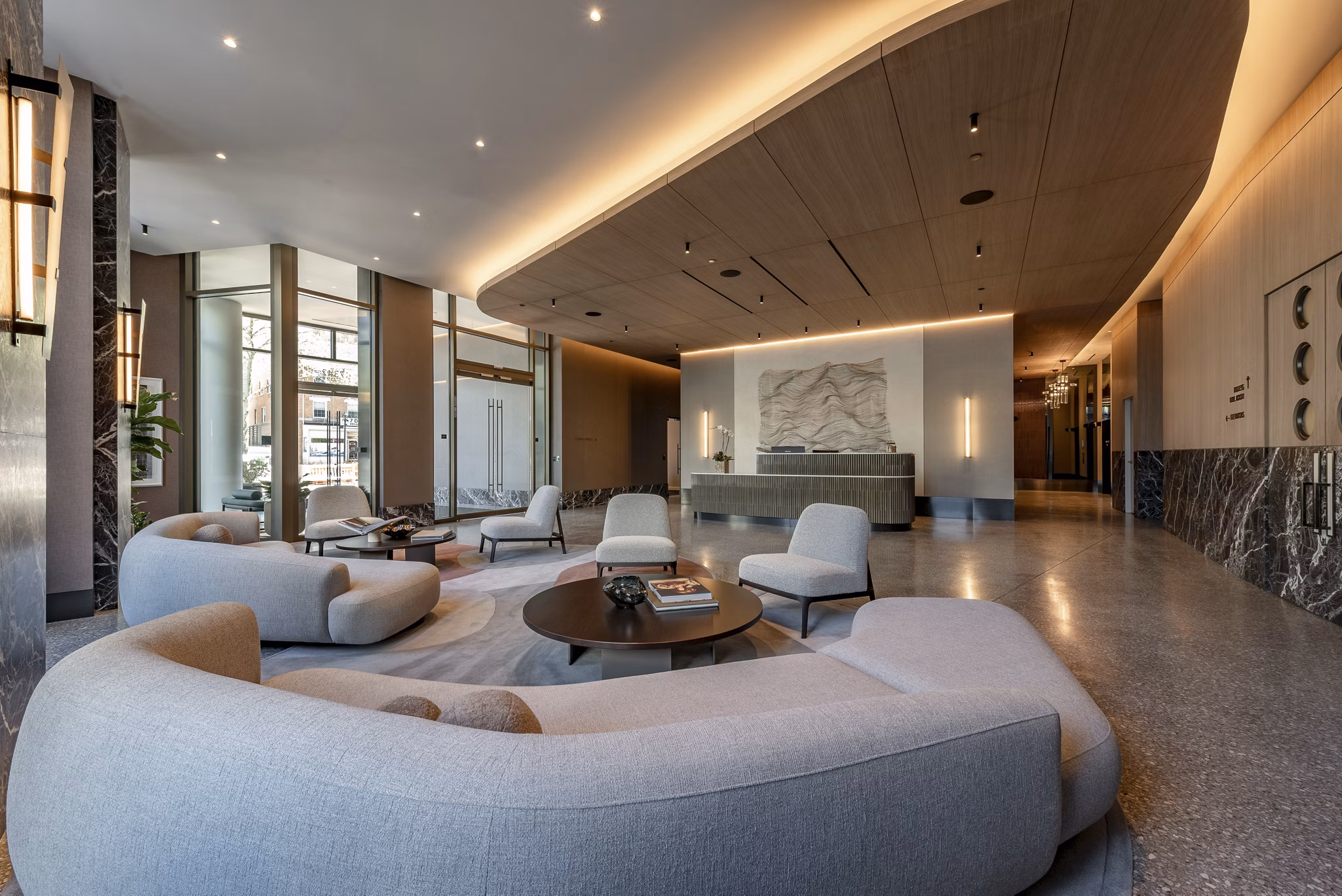 Clubhouse/Lobby at The Charles Apartments