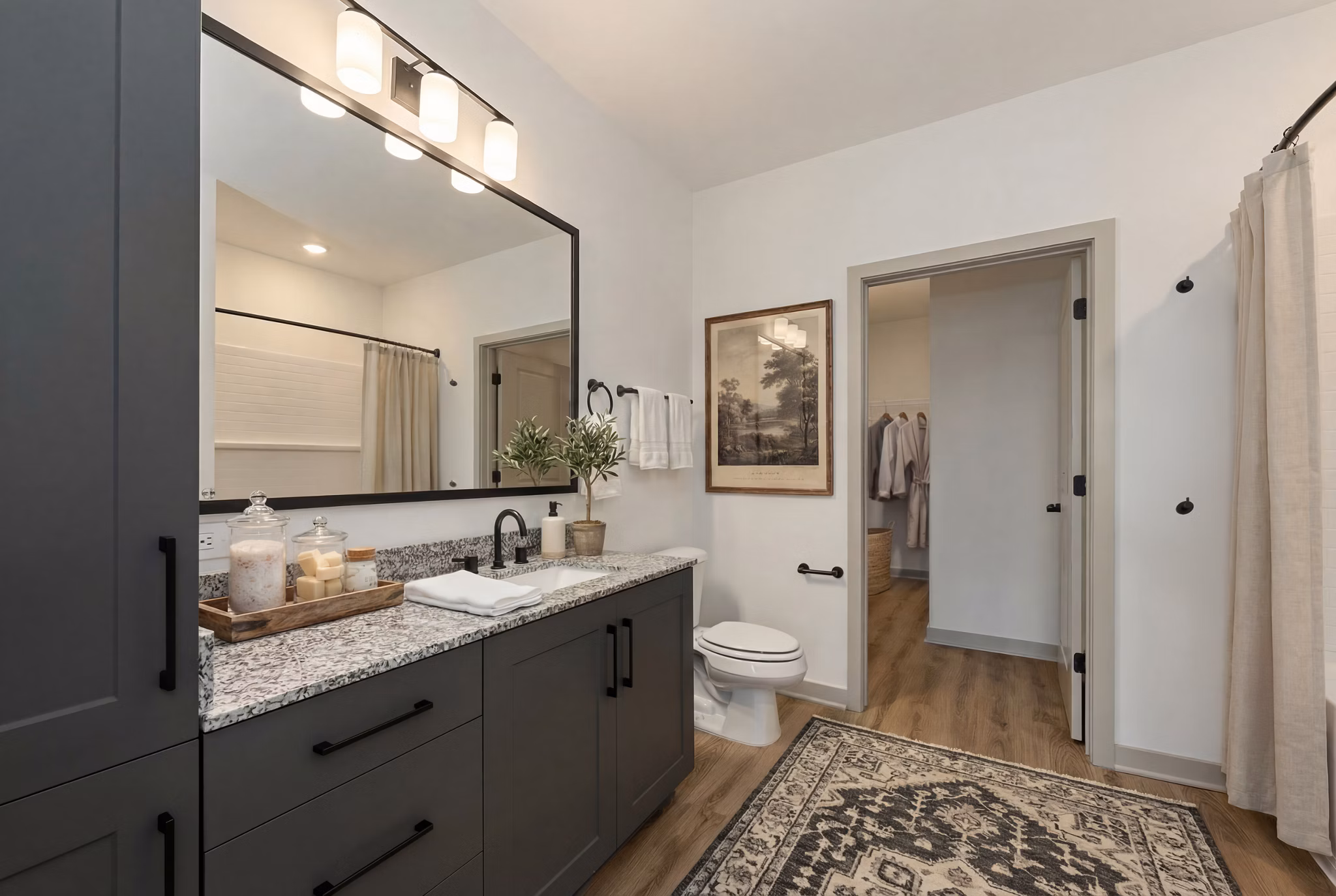 Bathroom at Archer Eastfield Station Apartments