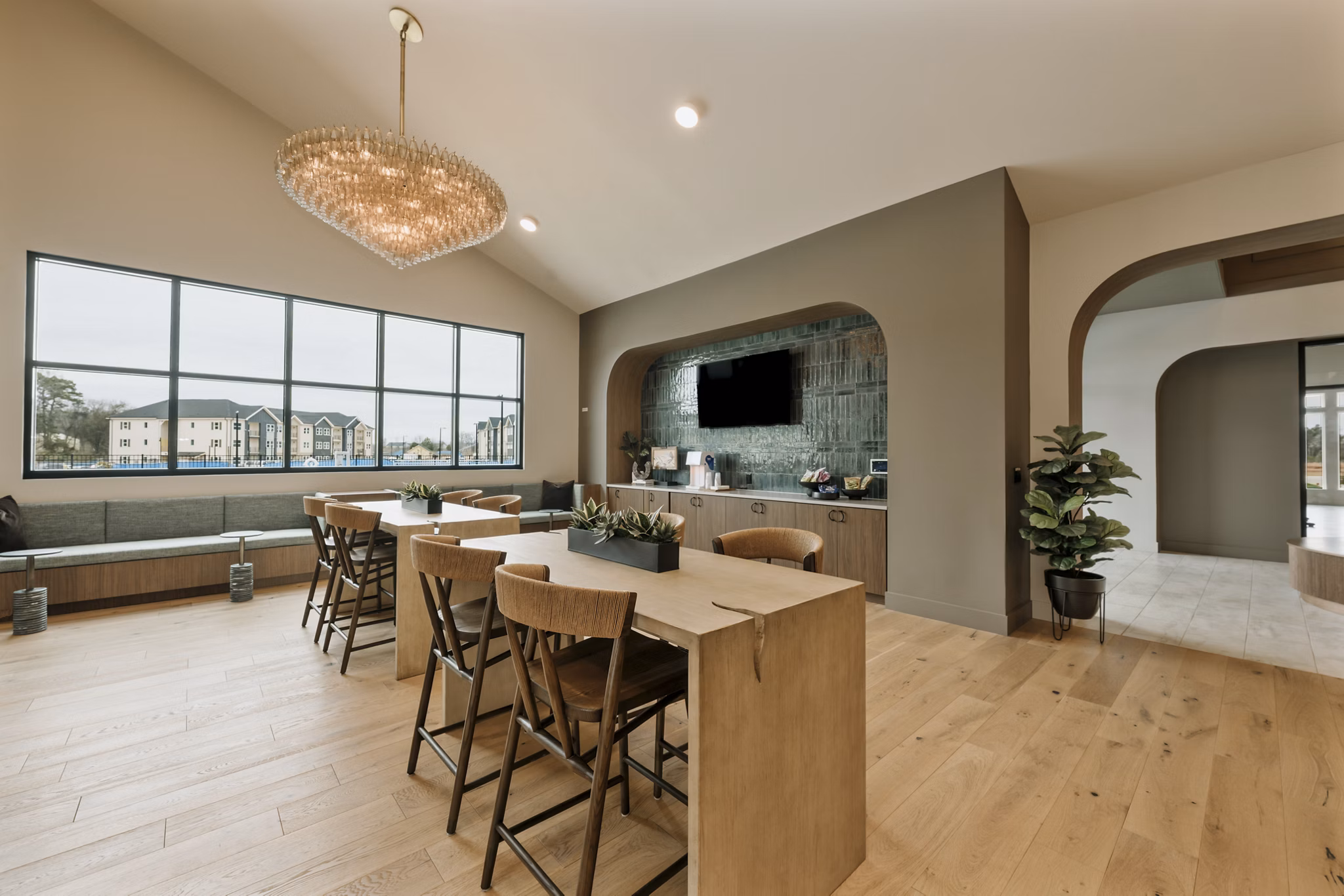 clubhouse at Archer Eastfield Station Apartments