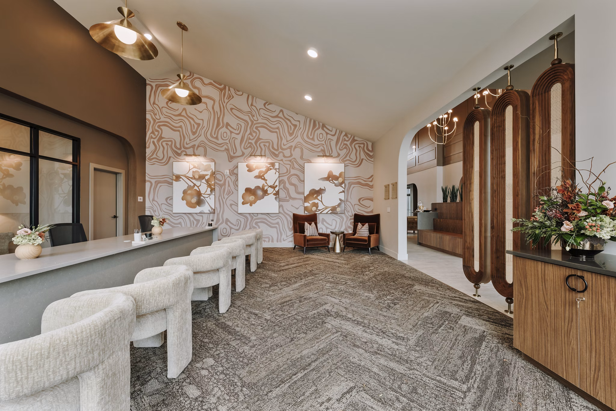 clubhouse at Archer Eastfield Station Apartments