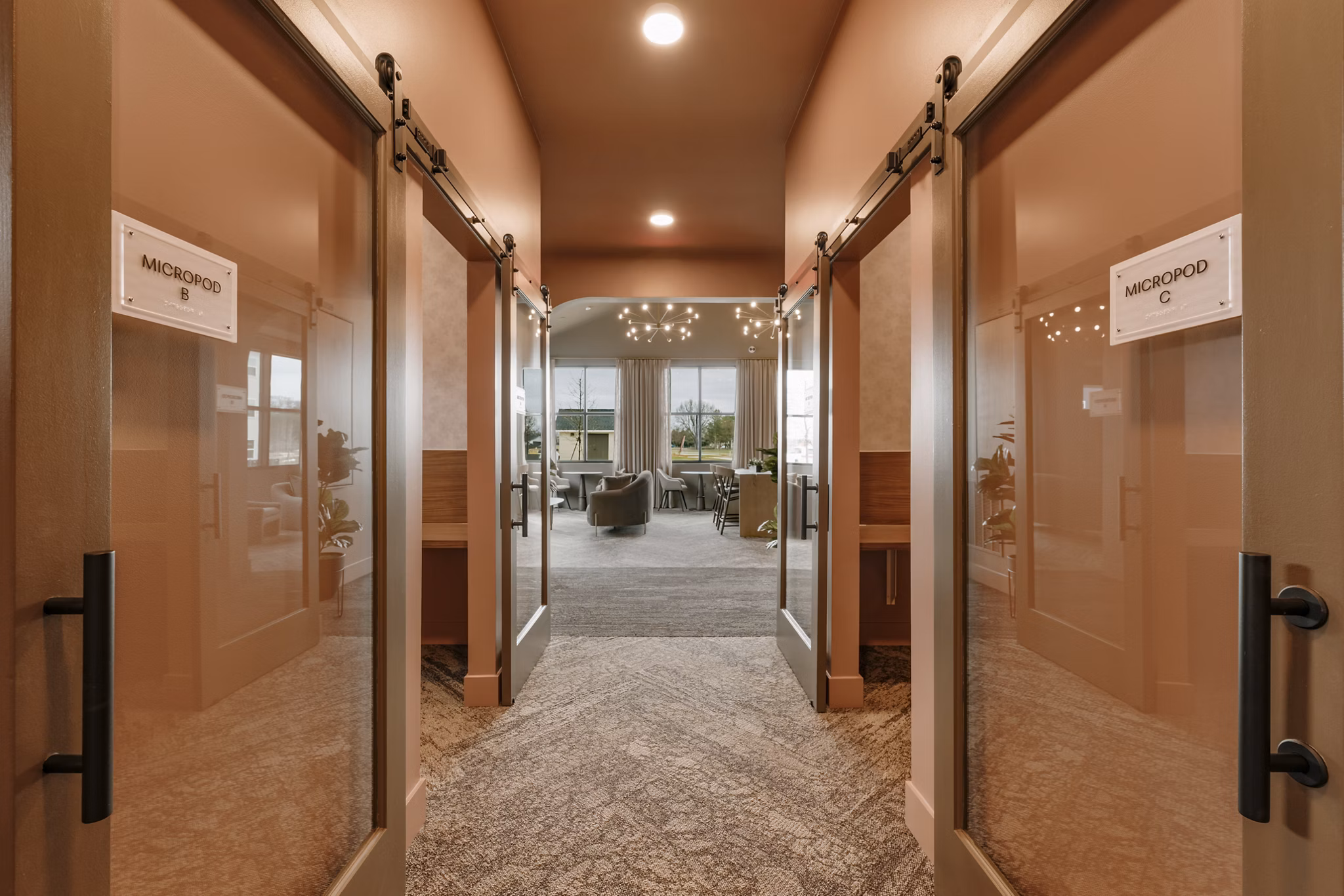 clubhouse at Archer Eastfield Station Apartments