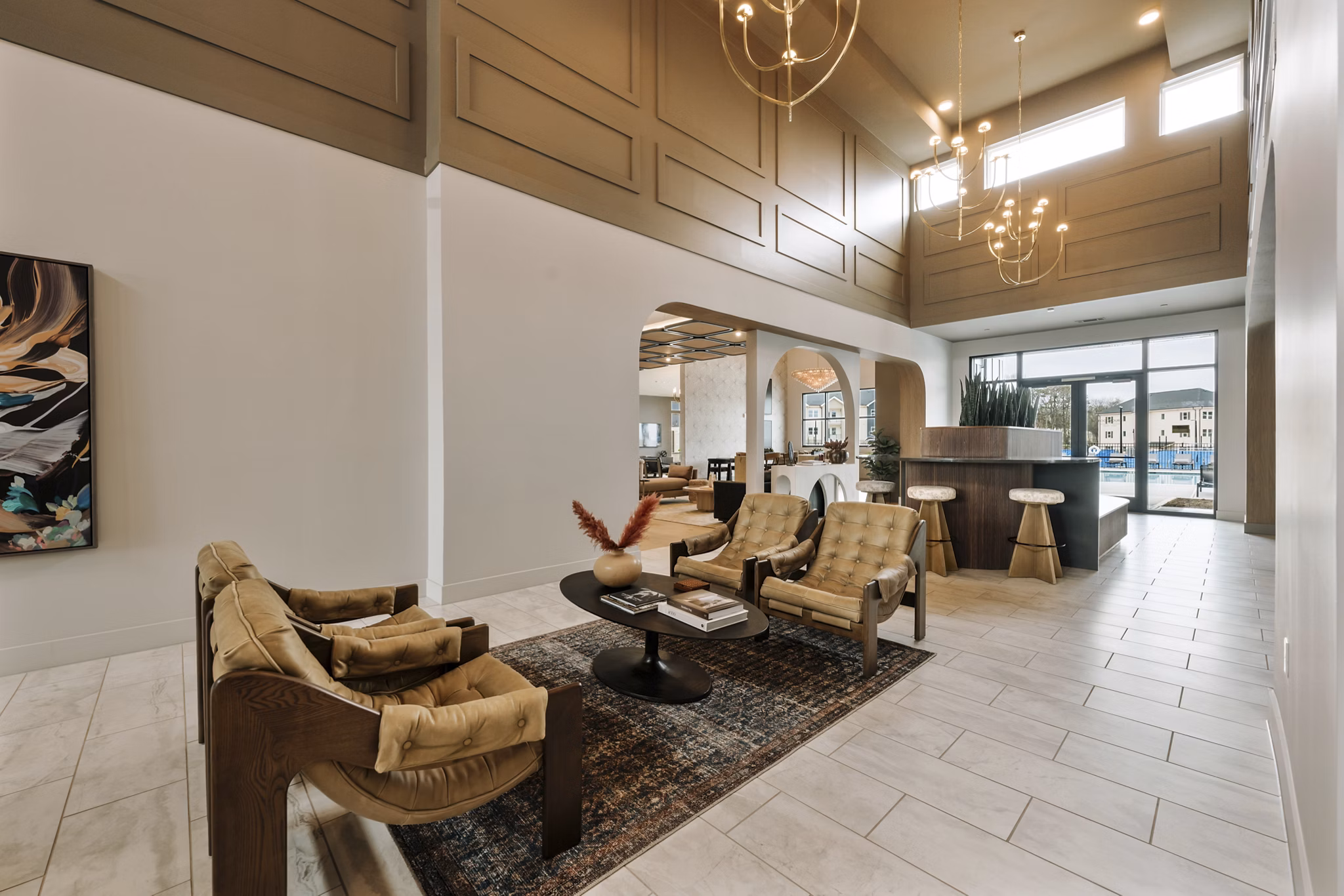 clubhouse at Archer Eastfield Station Apartments