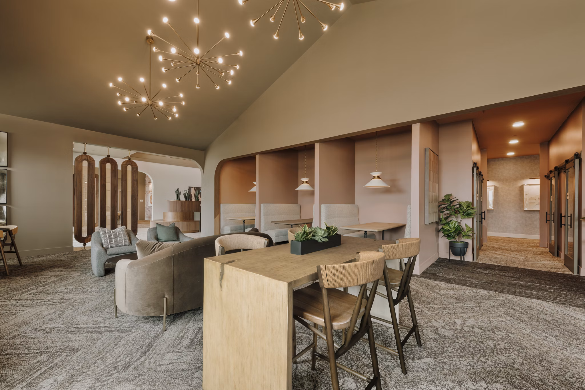 clubhouse at Archer Eastfield Station Apartments