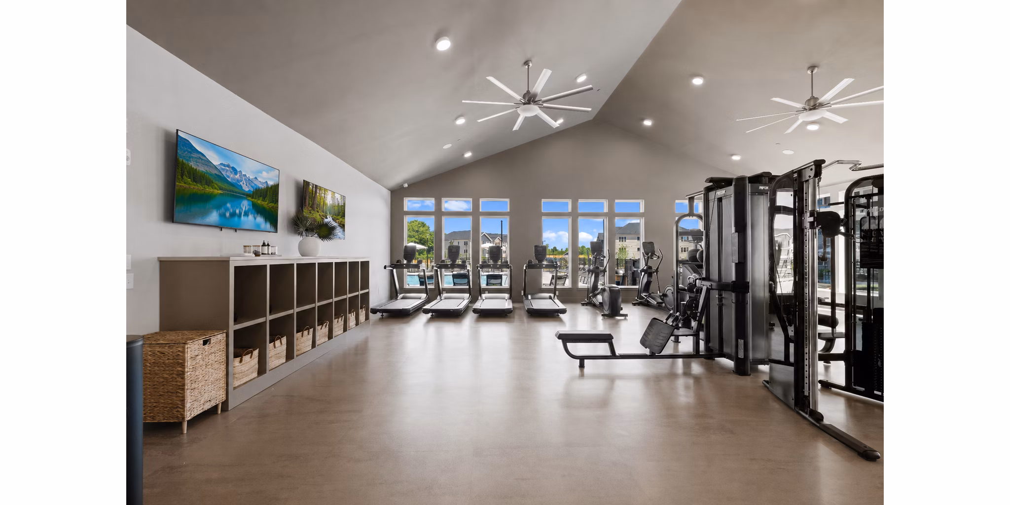 Fitness Center at Archer Eastfield Station Apartments