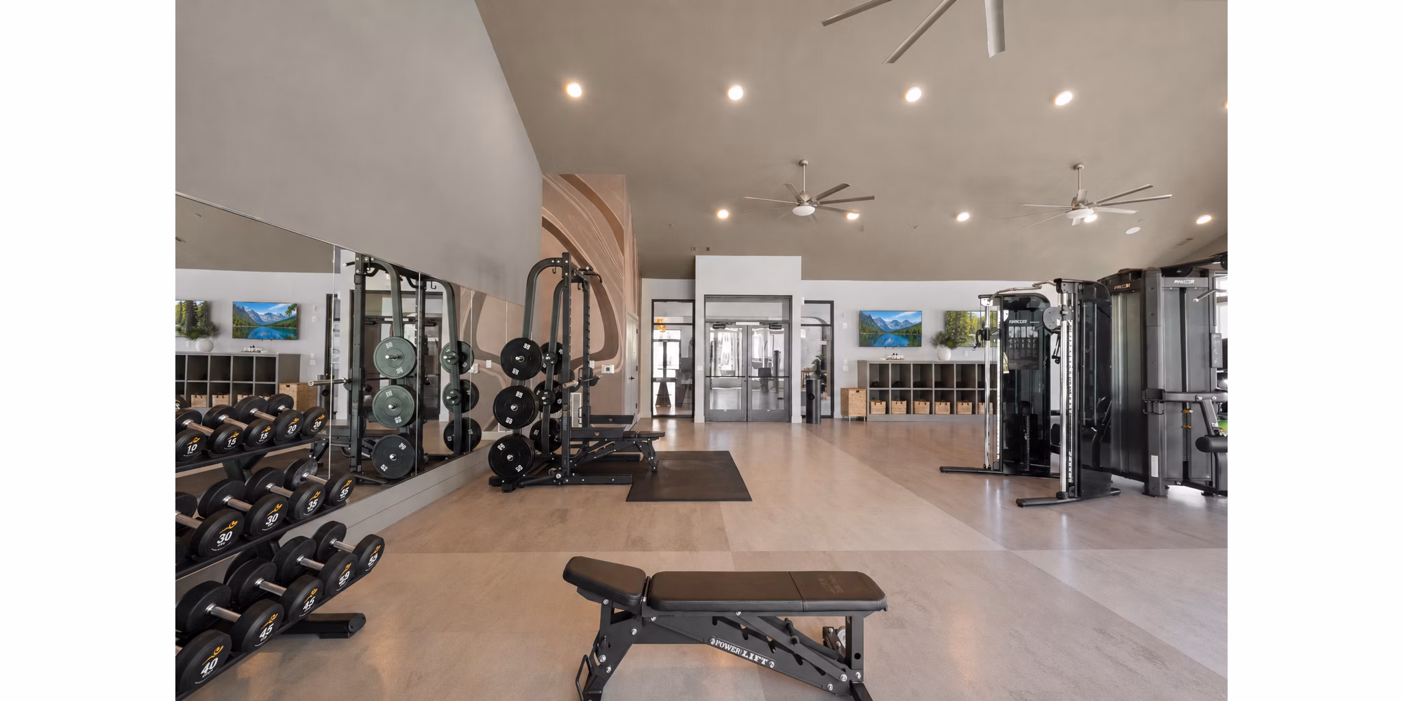 Fitness Center at Archer Eastfield Station Apartments