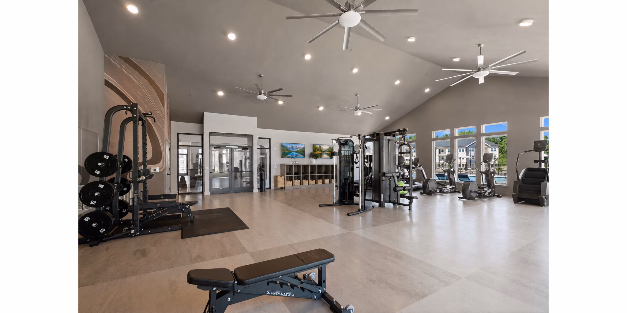 Fitness Center at Archer Eastfield Station Apartments