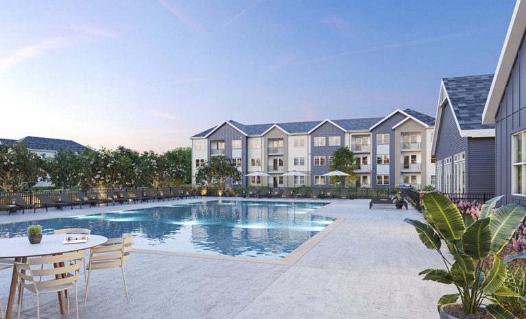 rendering for Archer Apartments