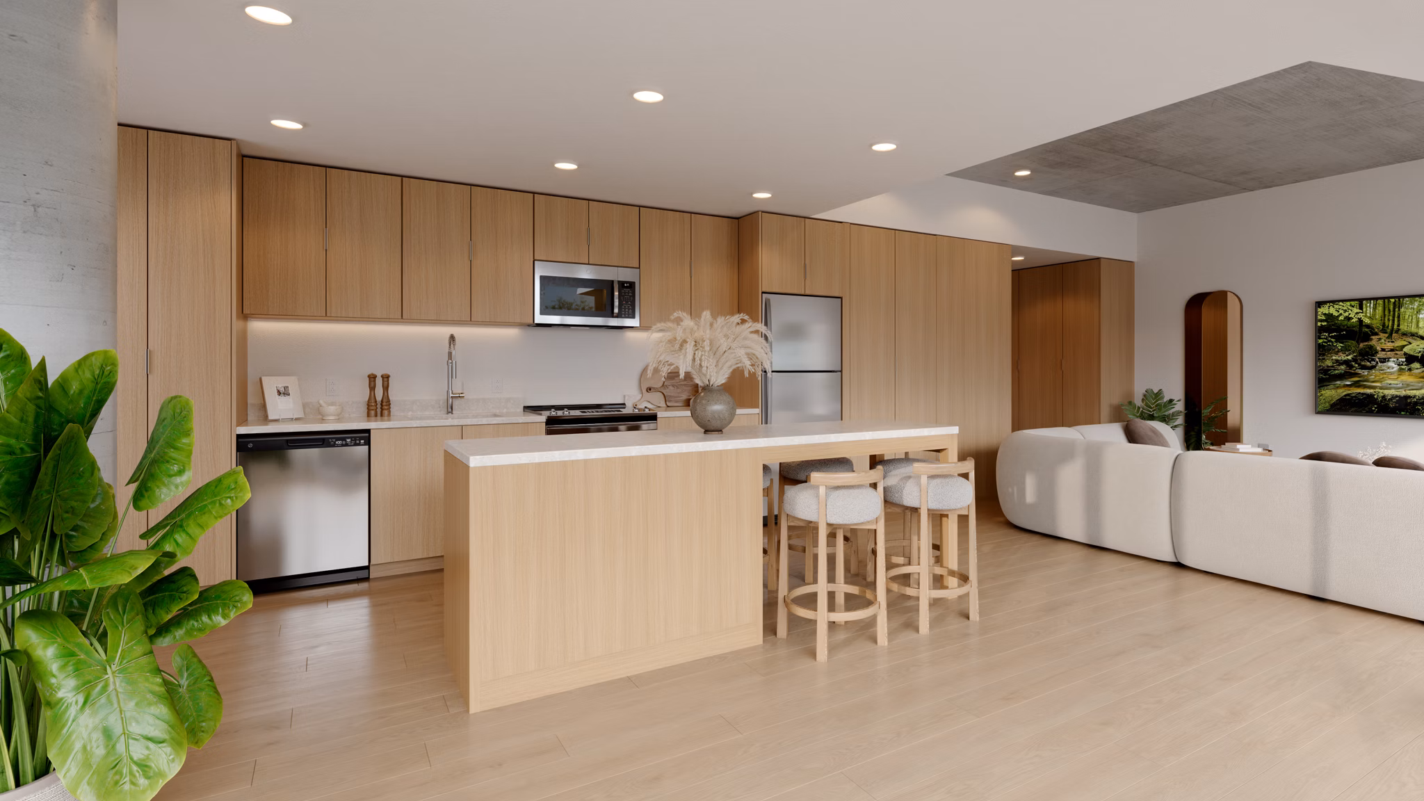 rendering for 222 North City Apartments