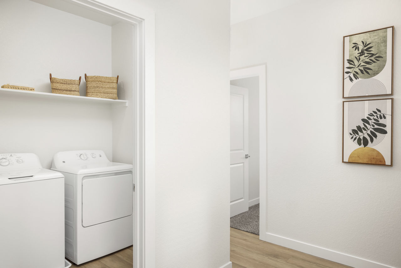 Laundry room at The Selby