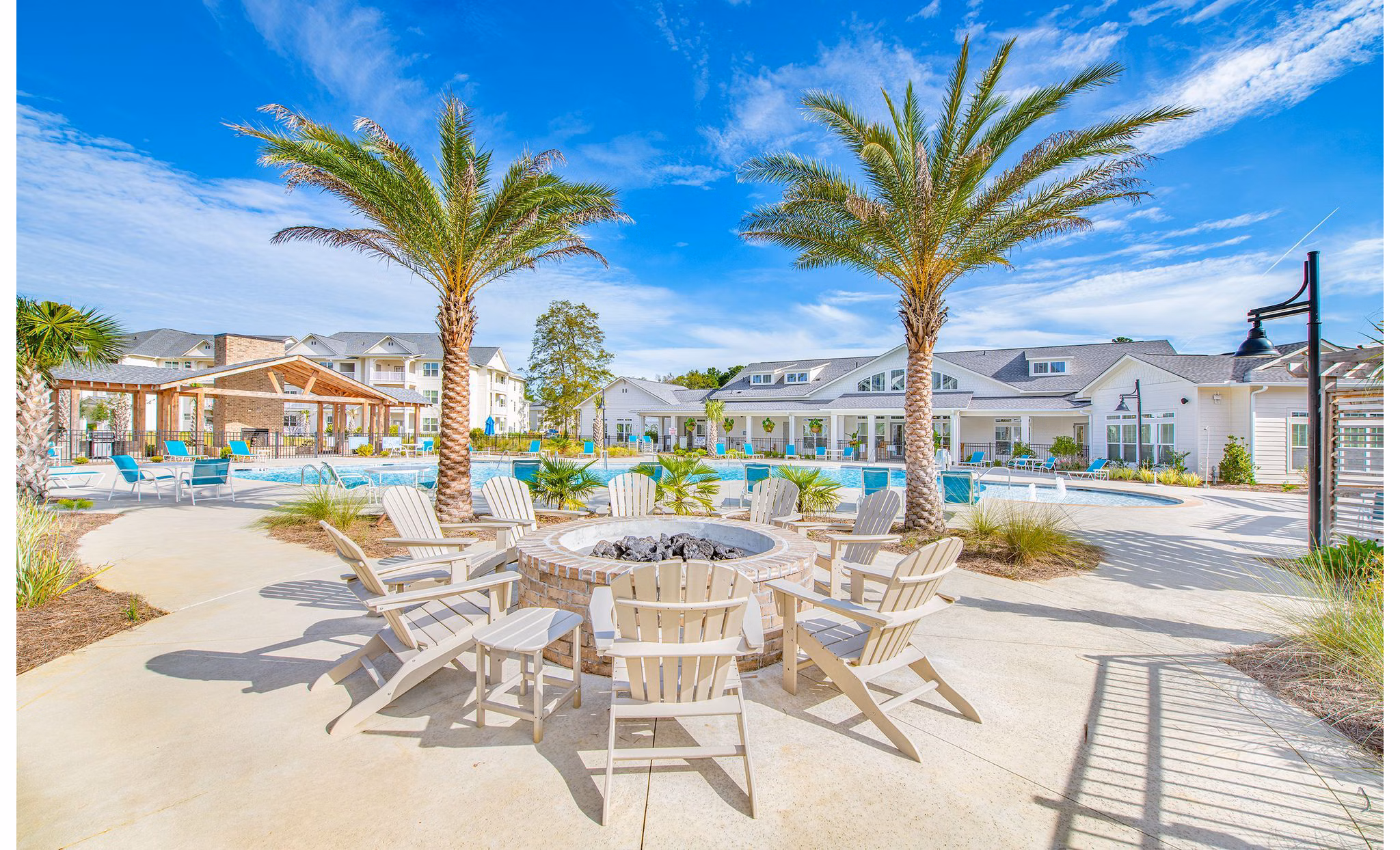 grill area at Burnside Farms Apartments 