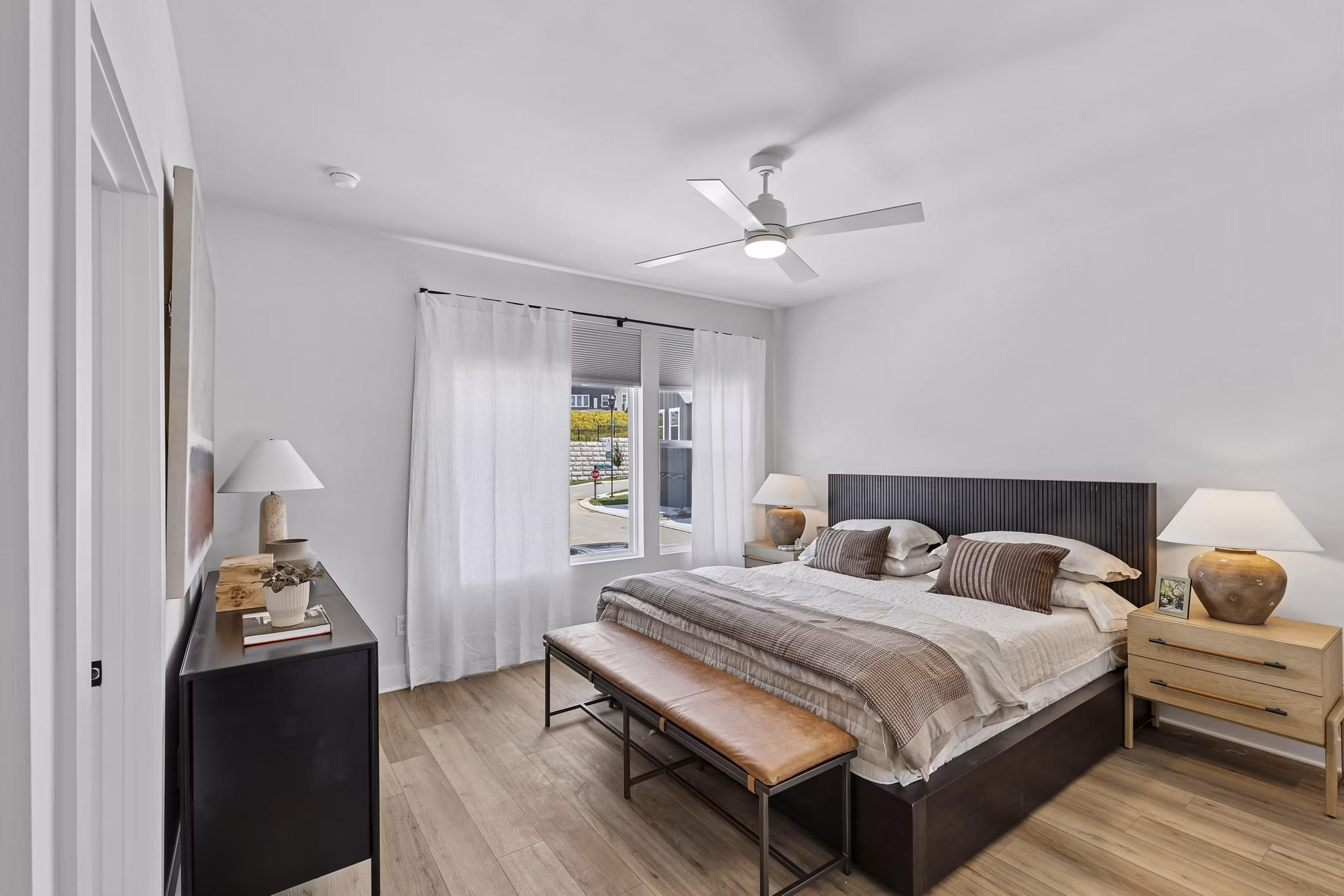 Bedroom at HARMON West Meade Apartments