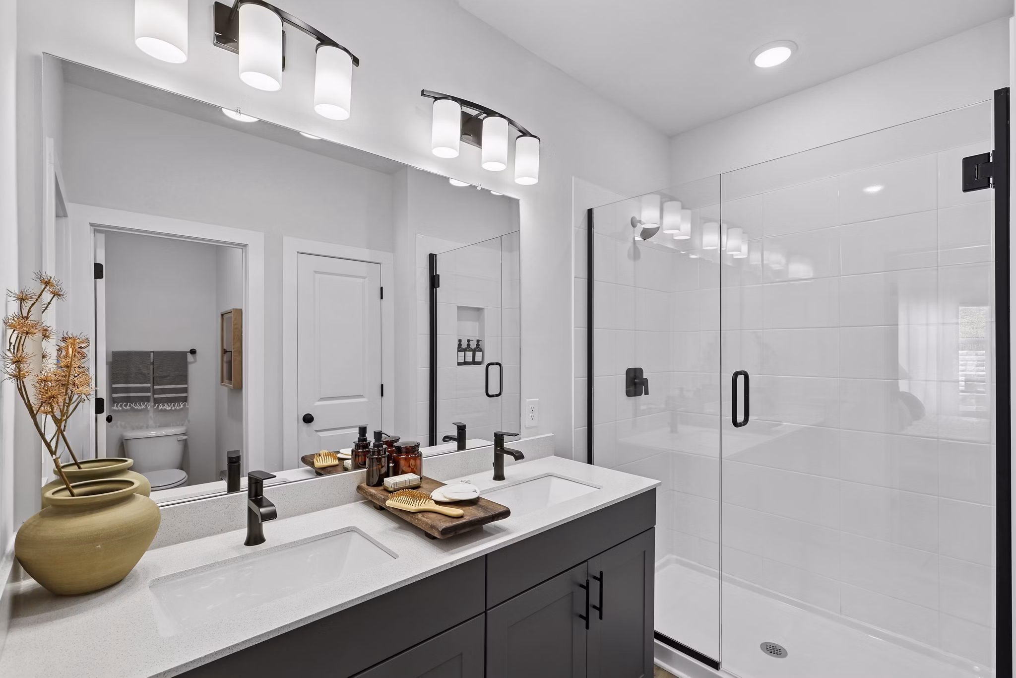 Bathroom at HARMON West Meade Apartments