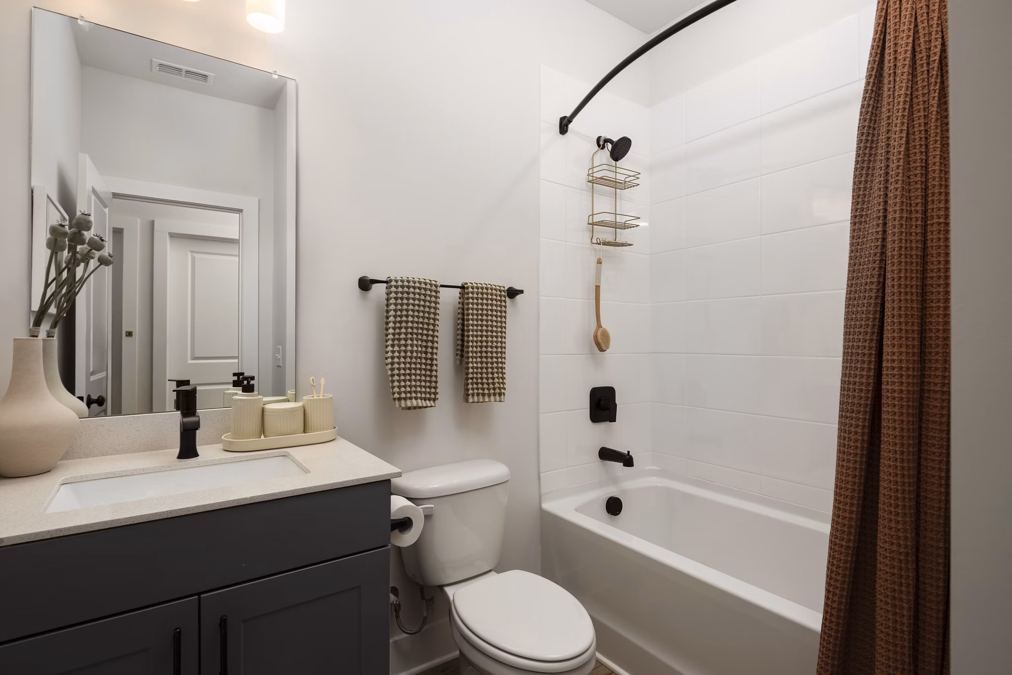 Bathroom at Harmon West Meade Apartments