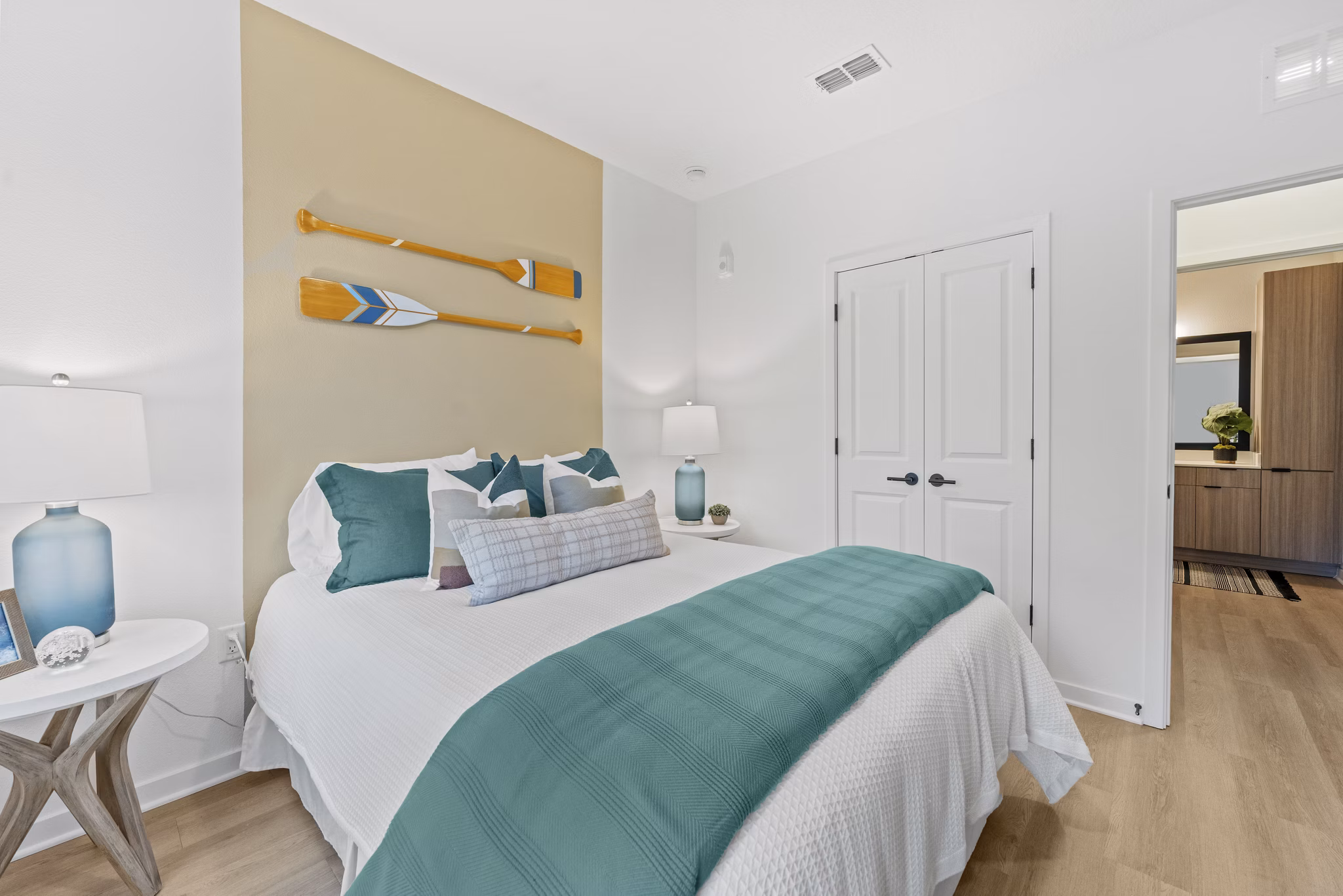 bedroom at Elan Crown Point Apartments 