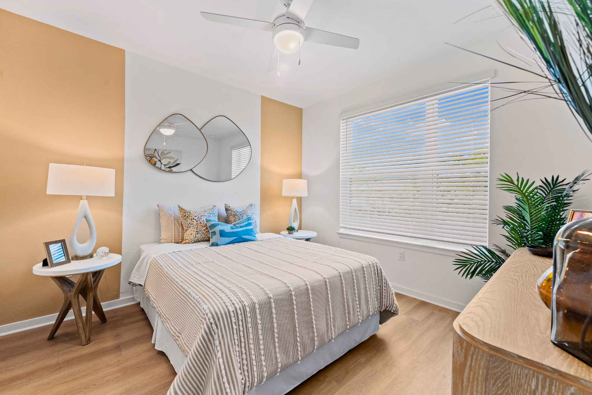 bedroom at Elan Crown Point Apartments 