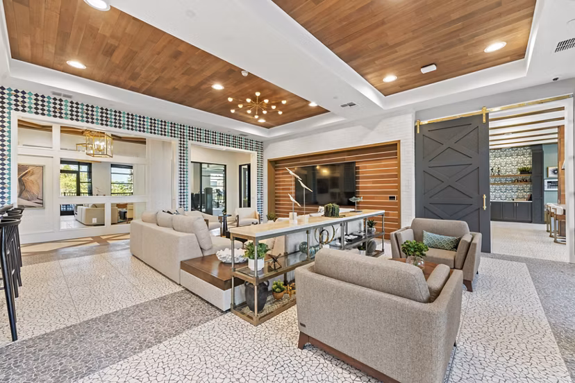 clubhouse at Elan Crown Point Apartments 