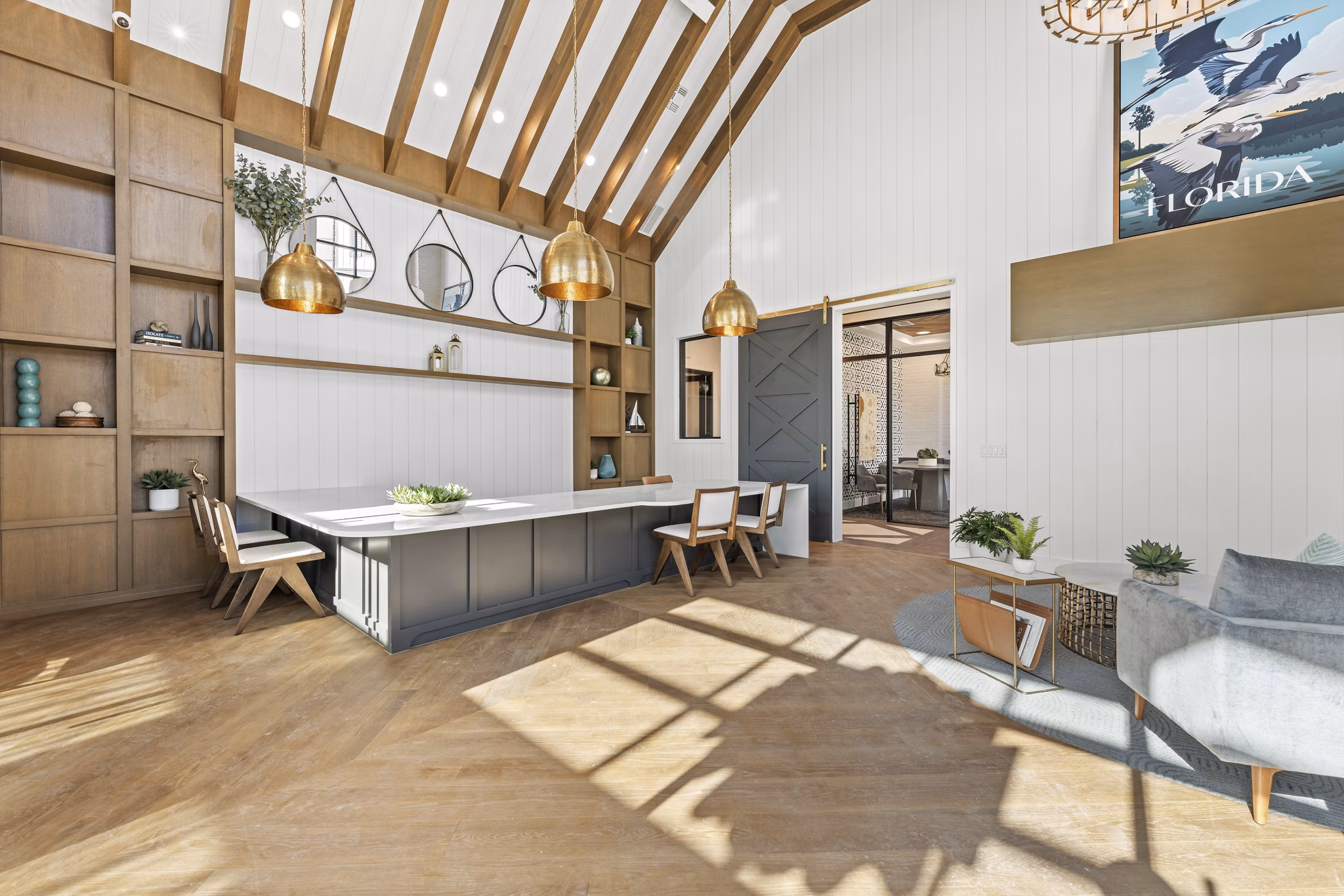 clubhouse at Elan Crown Point Apartments 