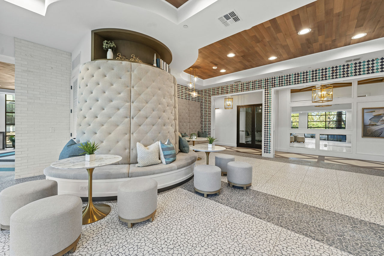 Lobby at Elan Crown Point