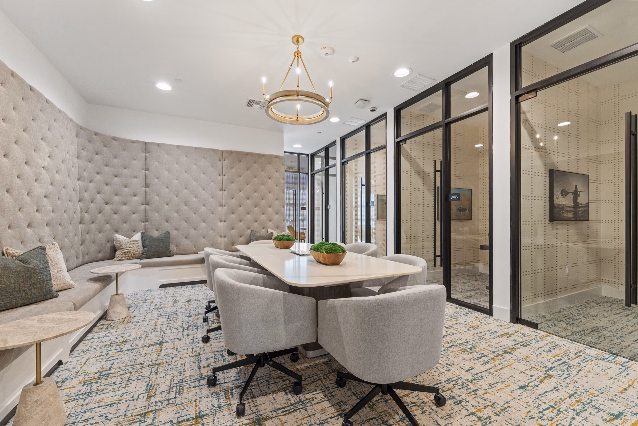 clubhouse at Elan Crown Point Apartments