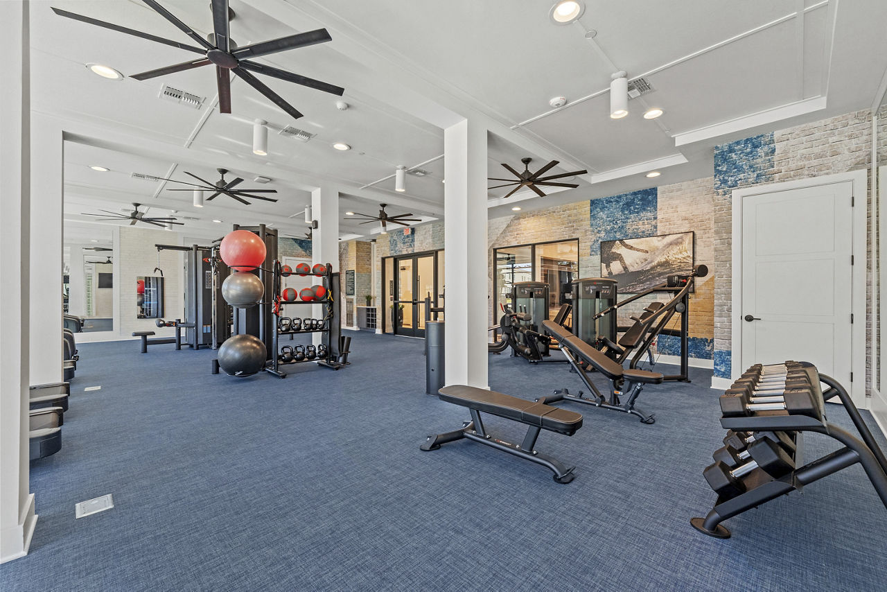 Gym at Elan Crown Point (2 of 4)