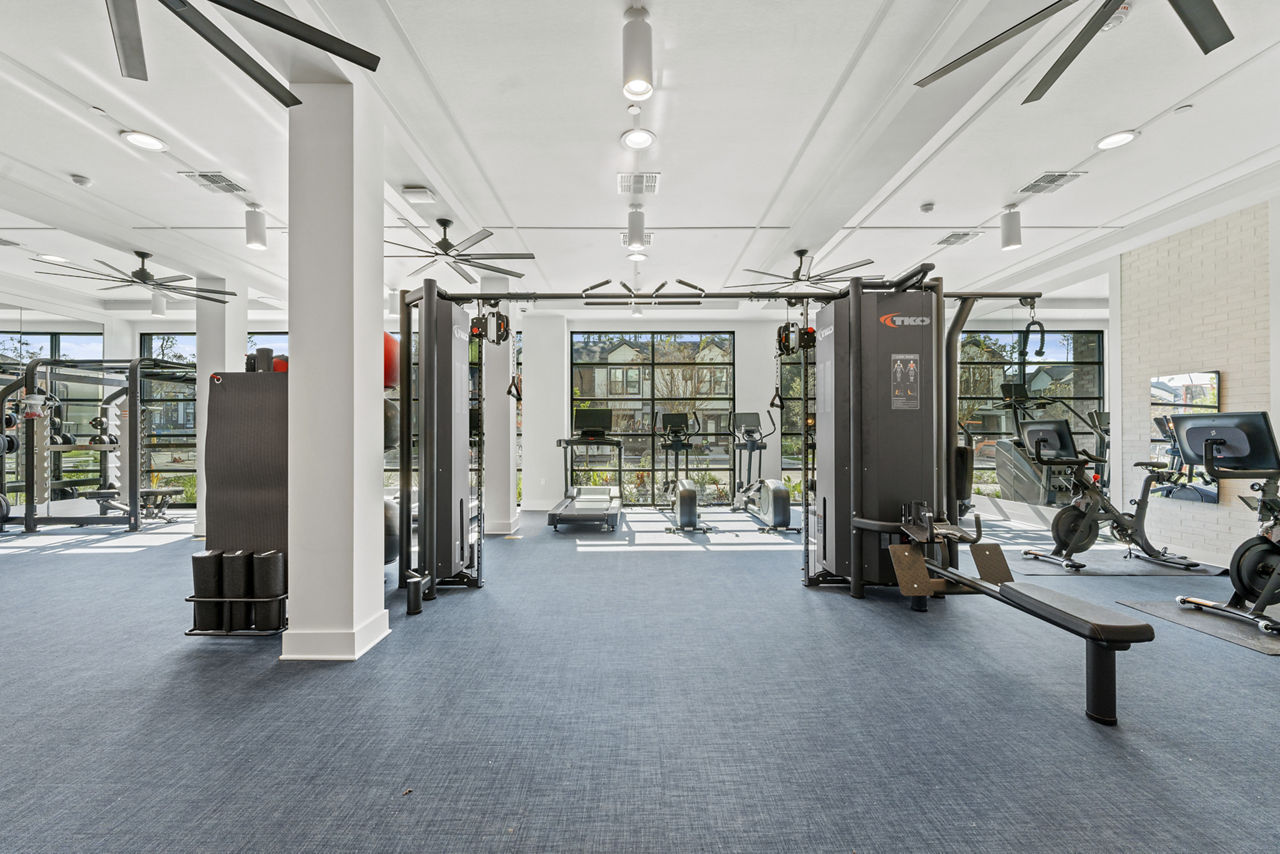 Gym at Elan Crown Point (4 of 4)