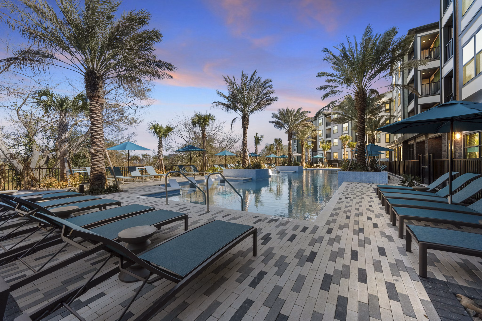 pool at Elan Crown Point Apartments