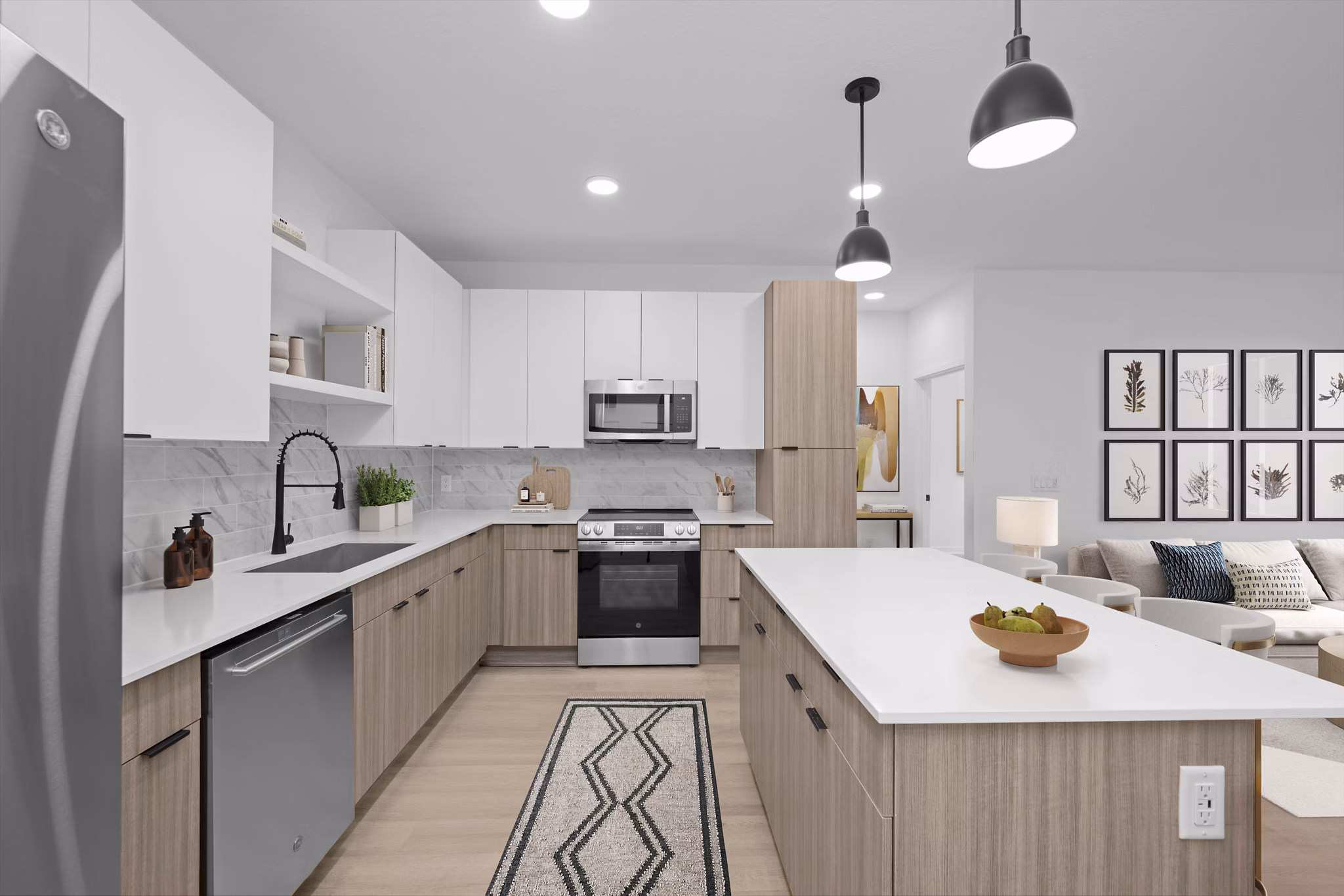 rendering at Elan Crown Point Apartments