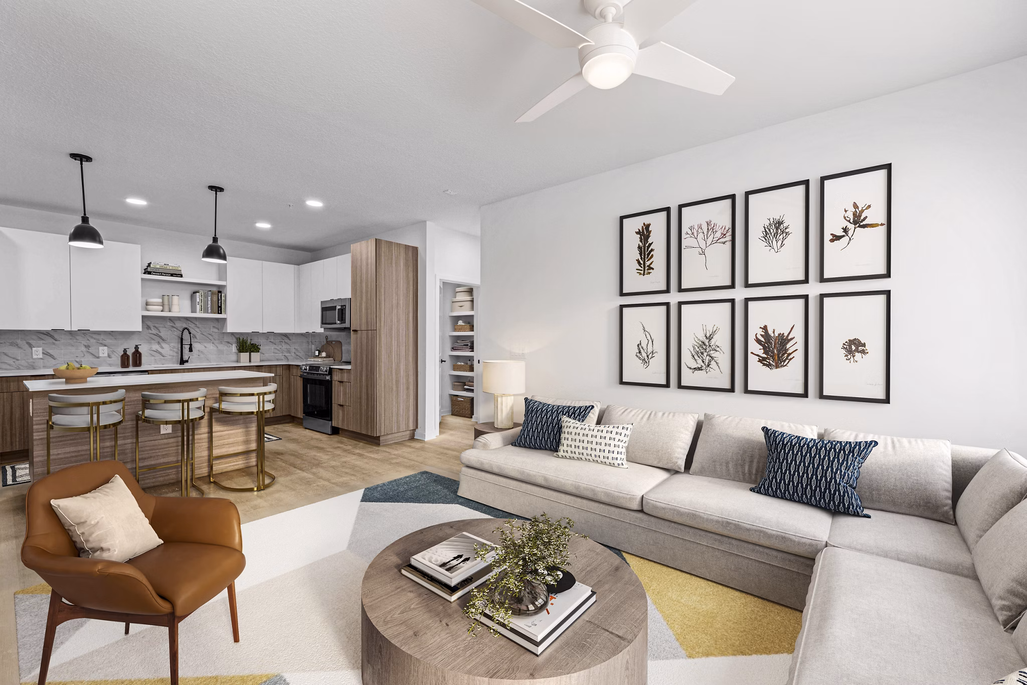 rendering at Elan Crown Point Apartments