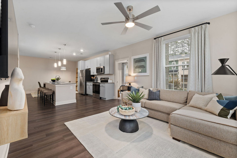 living room at Patrick's Pointe Apartments