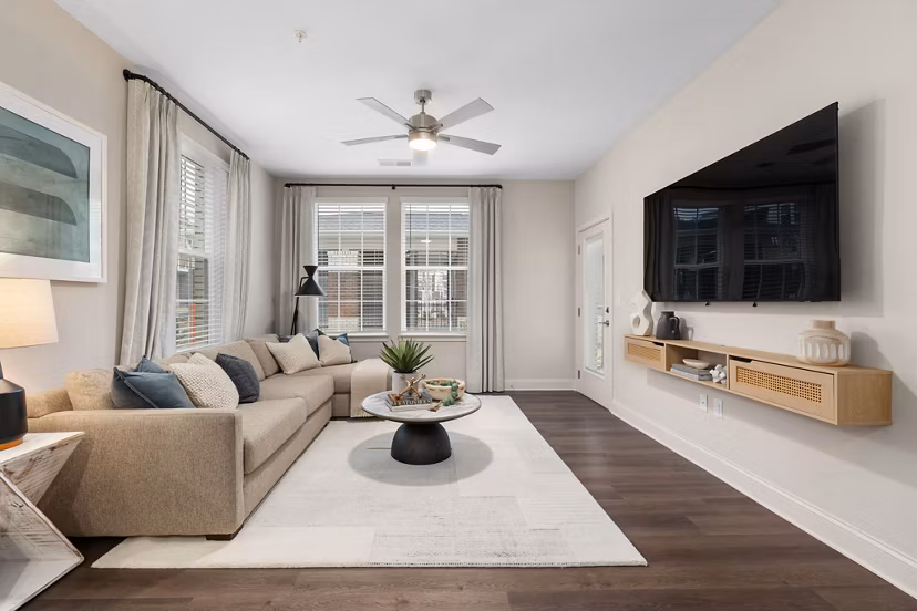 living room at Patrick's Pointe Apartments