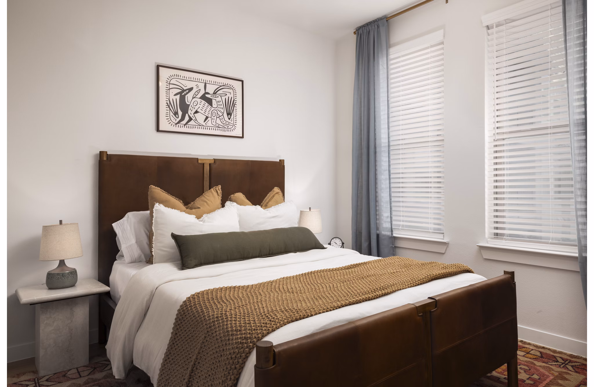 Bedroom at Odell Apartments