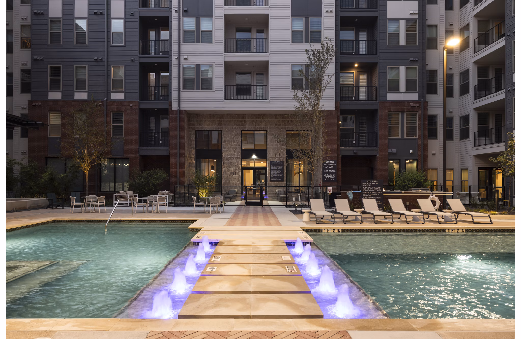Pool at Odell Apartments