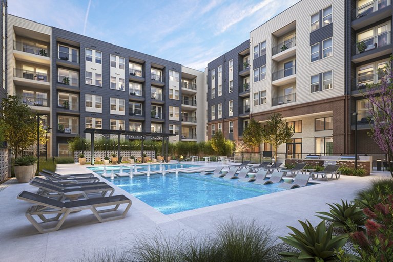 rendering for Odell Apartments