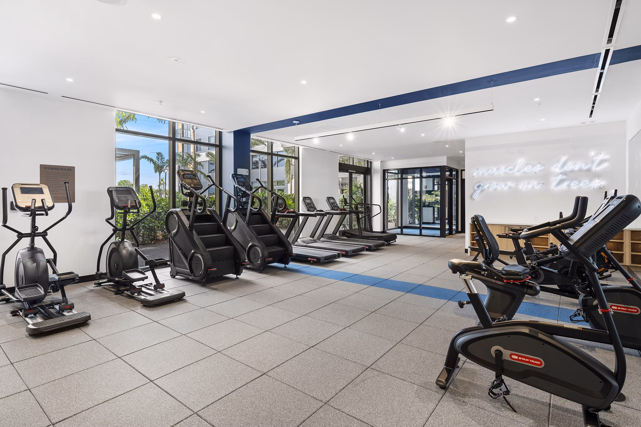 fitness center at Centro City Apartments