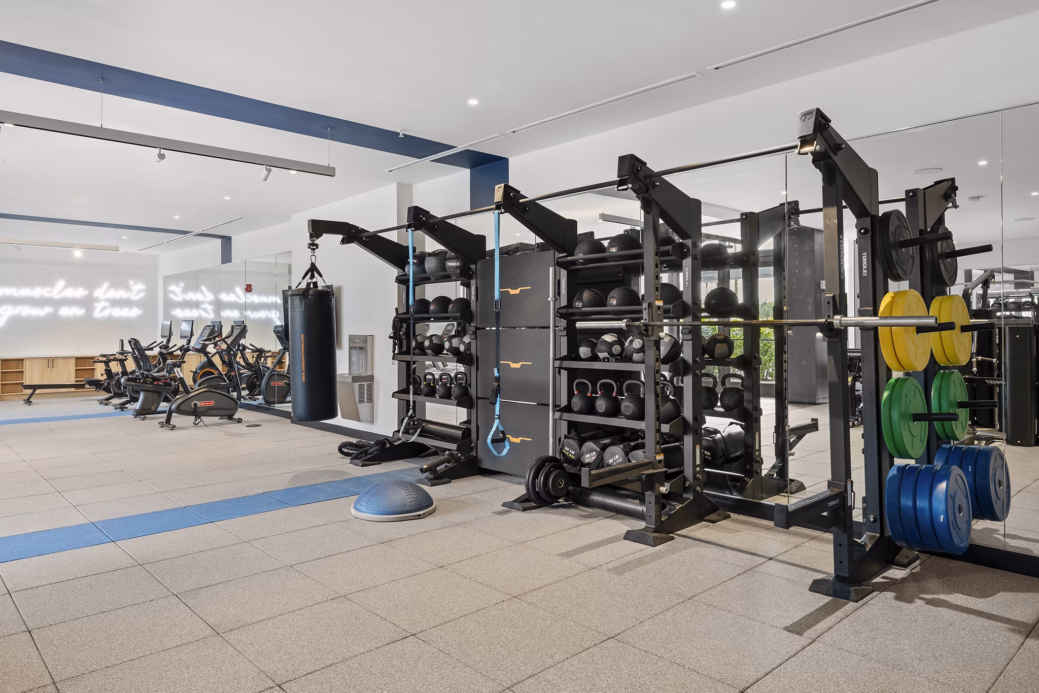 fitness center at Centro City Apartments