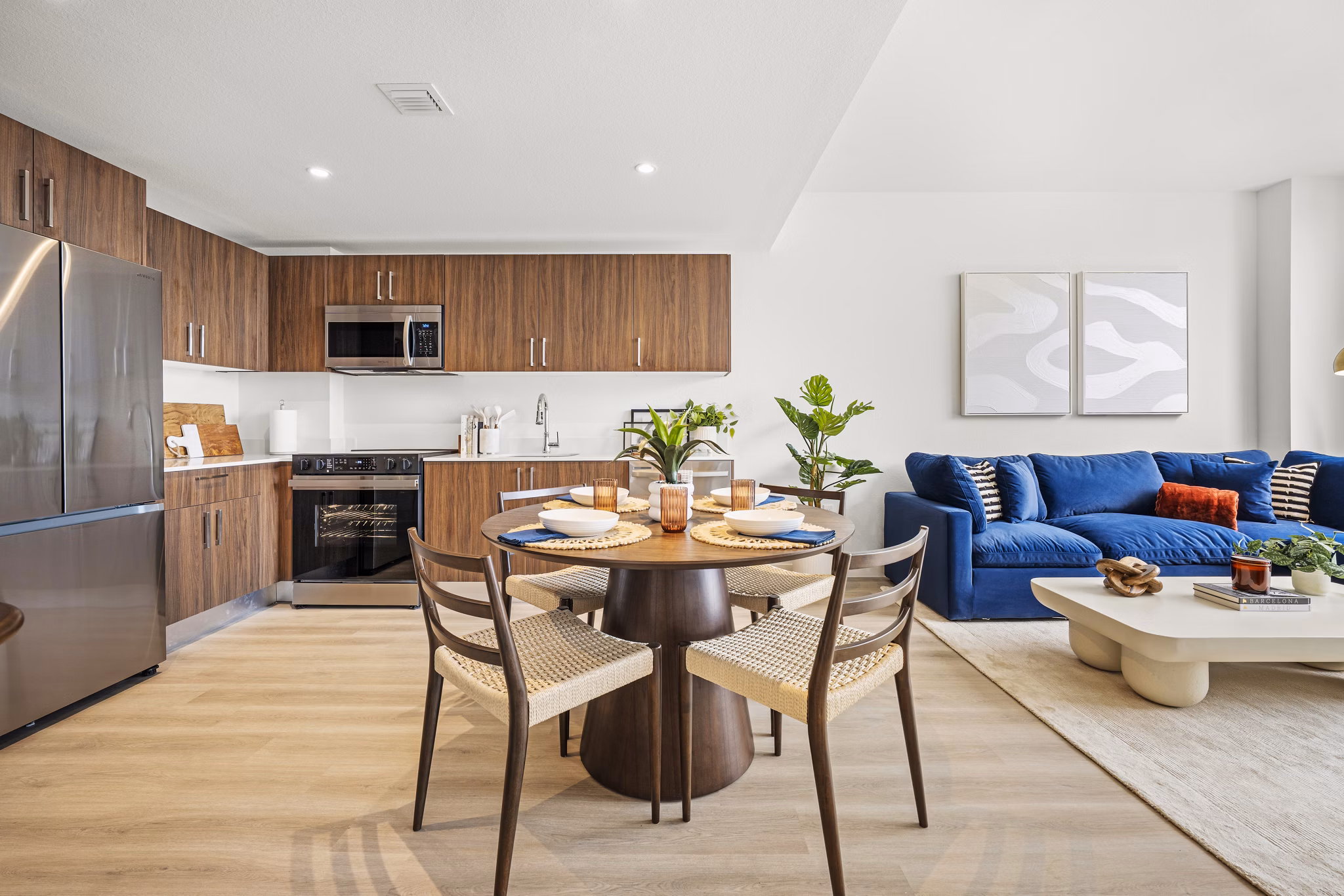kitchen at Centro City Apartments