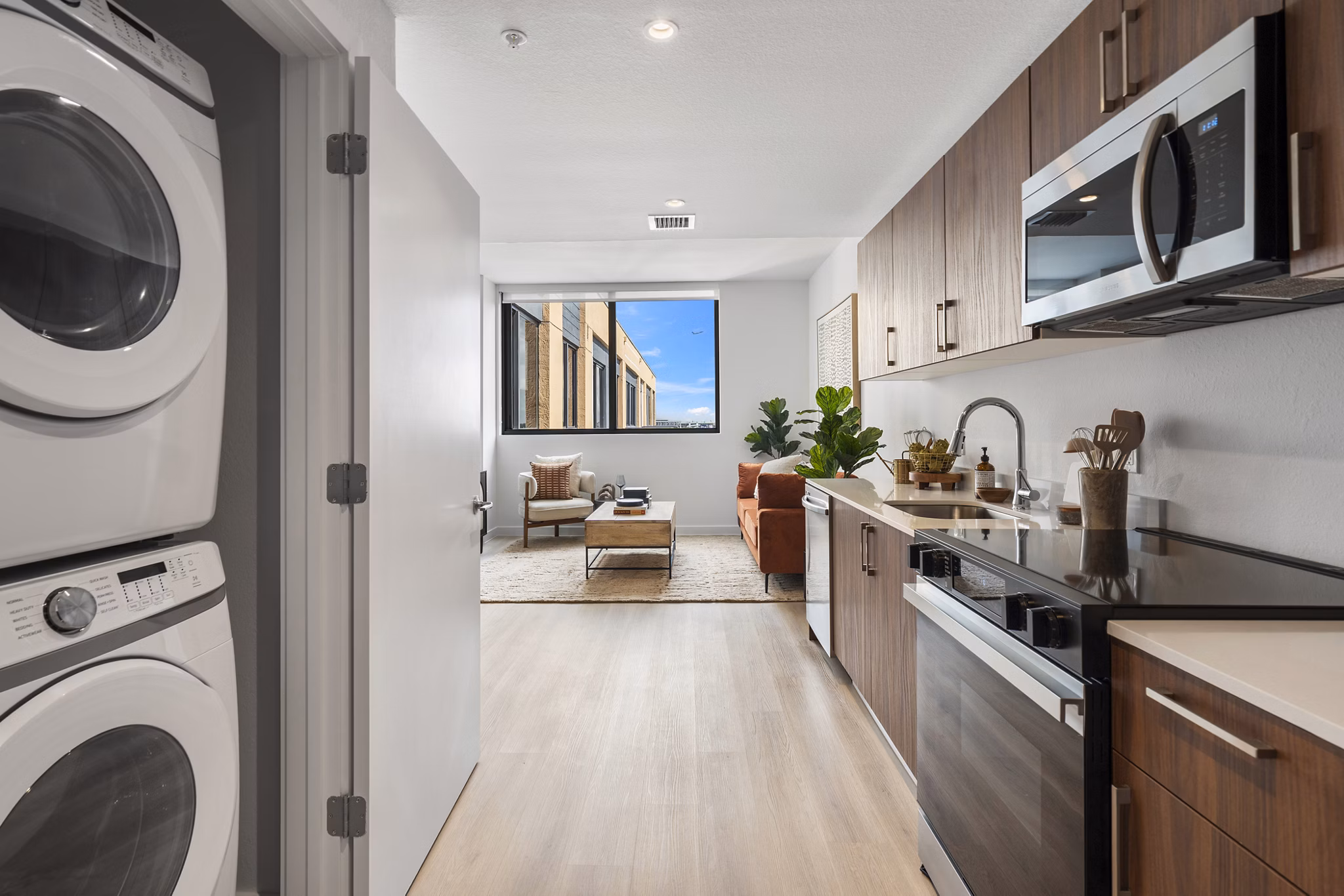 laundry room at Centro City Apartments