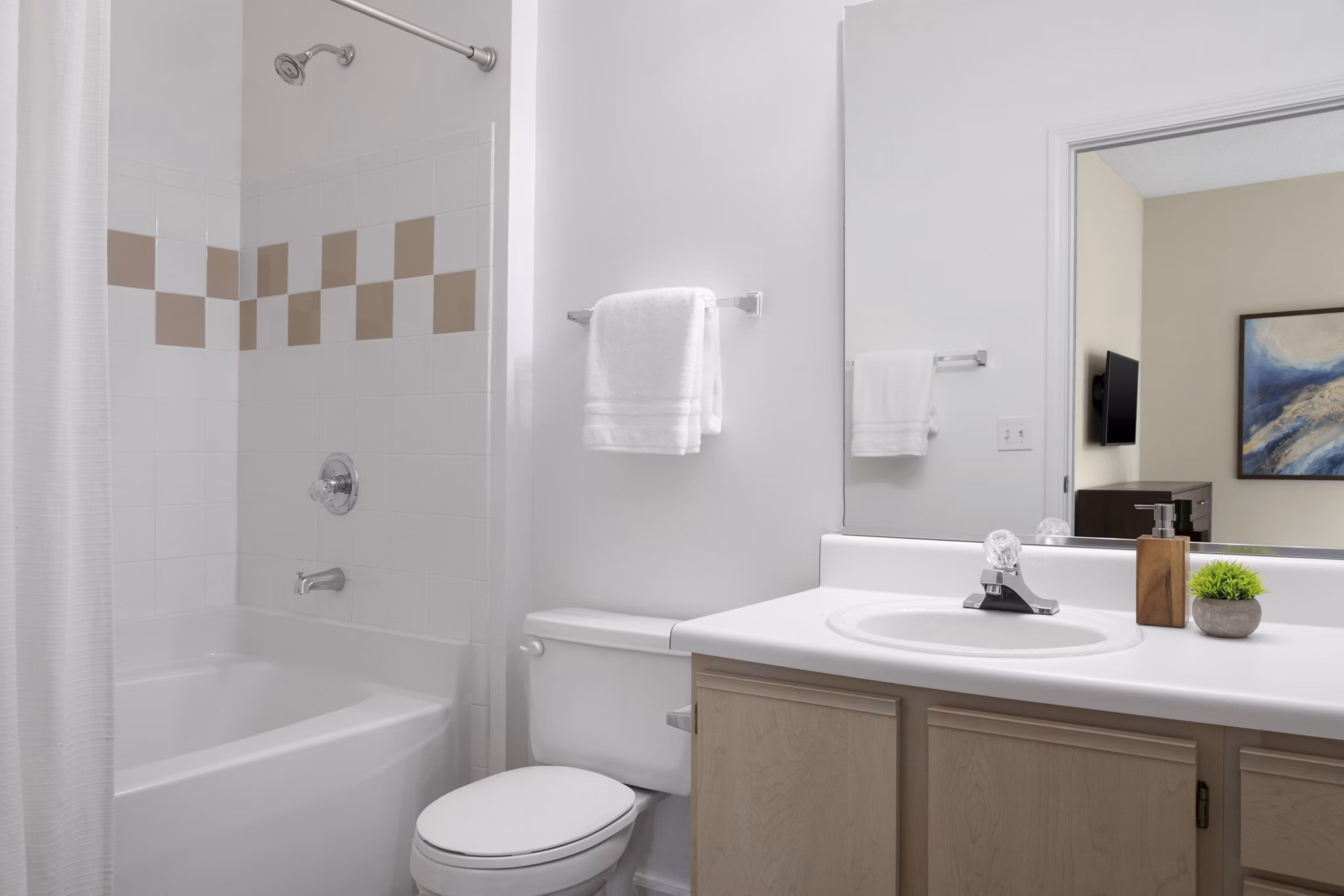 bathroom at Avana Creekside Apartments 