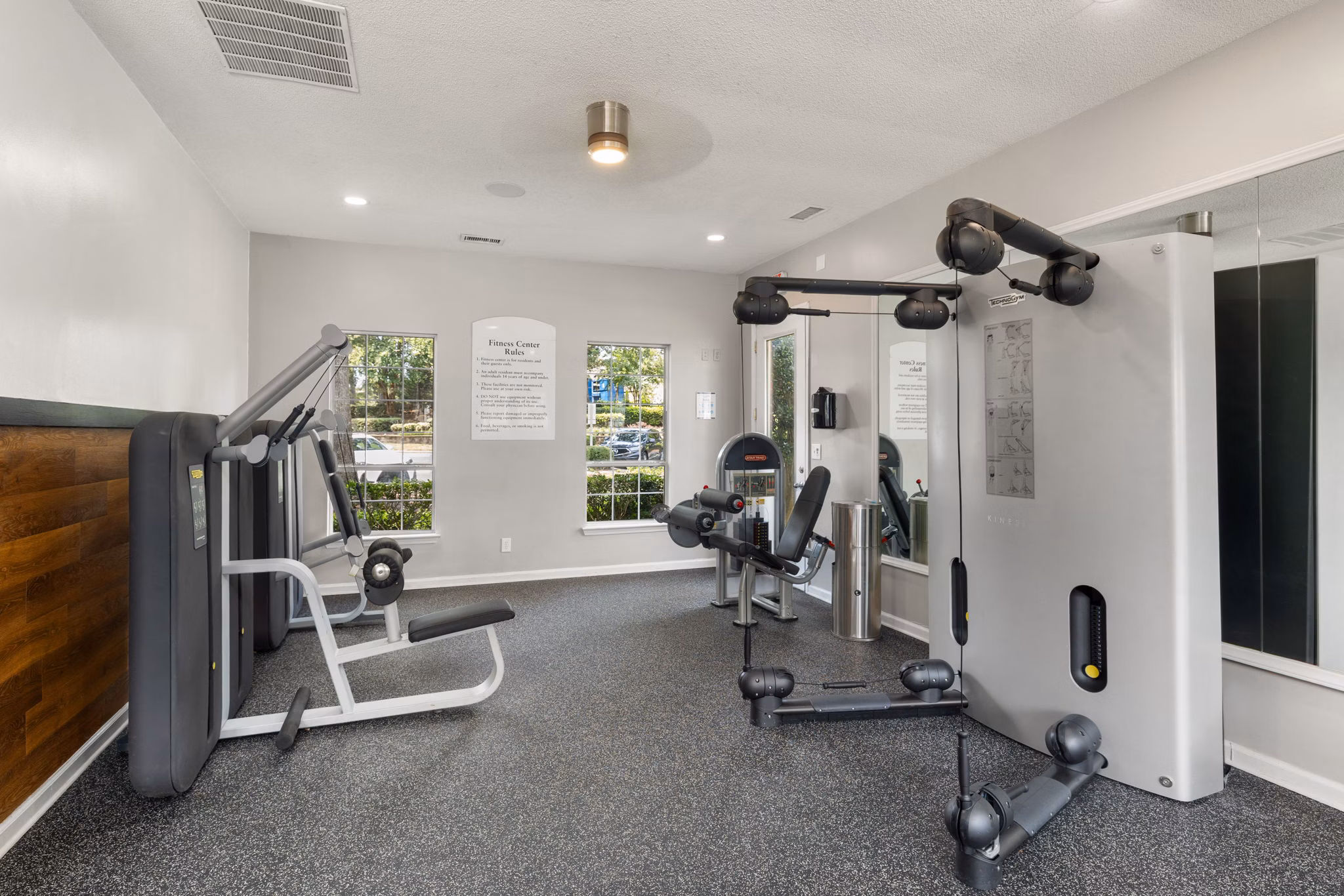 fitness center at Avana Creekside Apartments