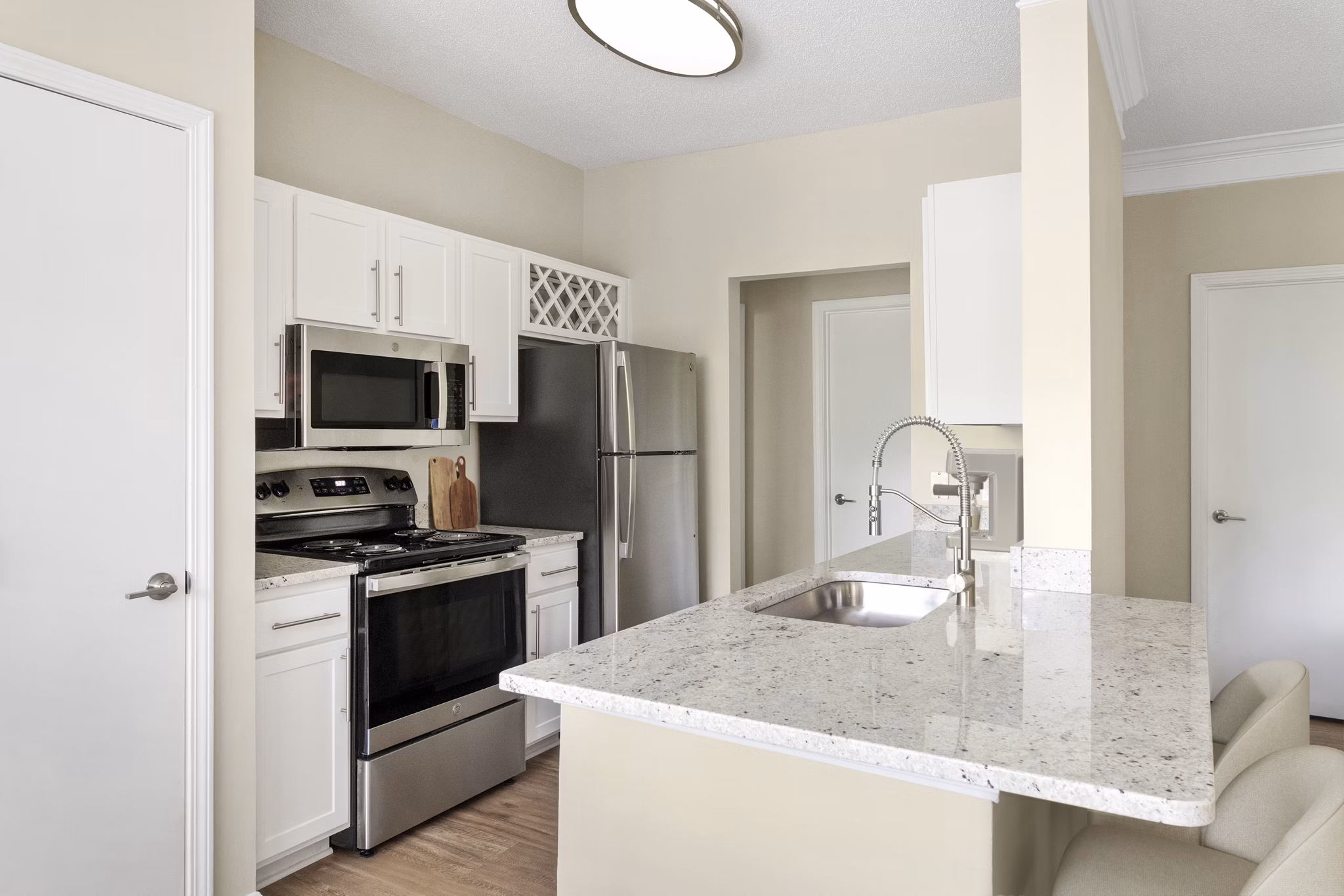 kitchen at Avana Creekside Apartments 