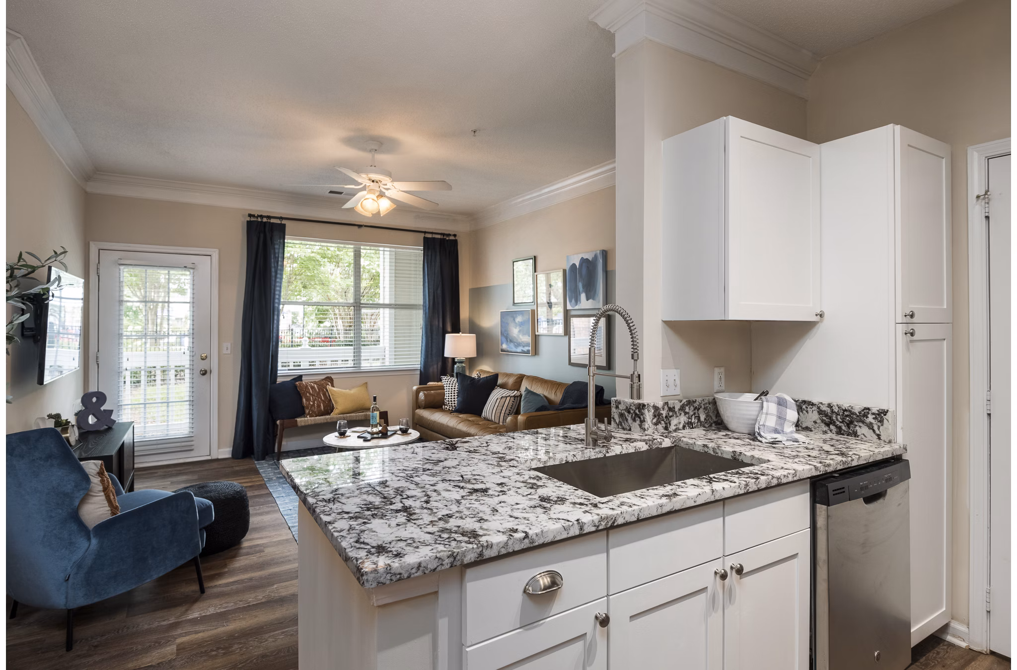 kitchen at Avana Creekside Apartments 