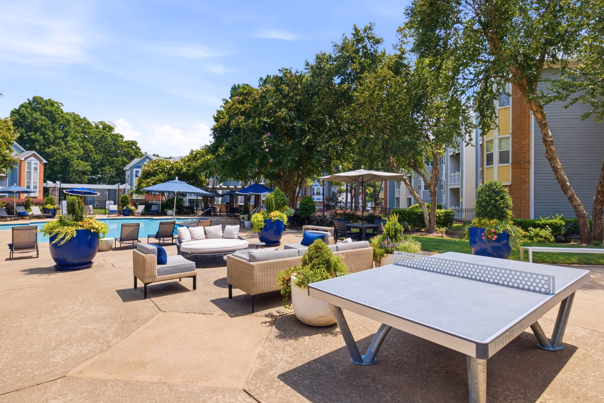 grill area at Avana Creekside Apartments