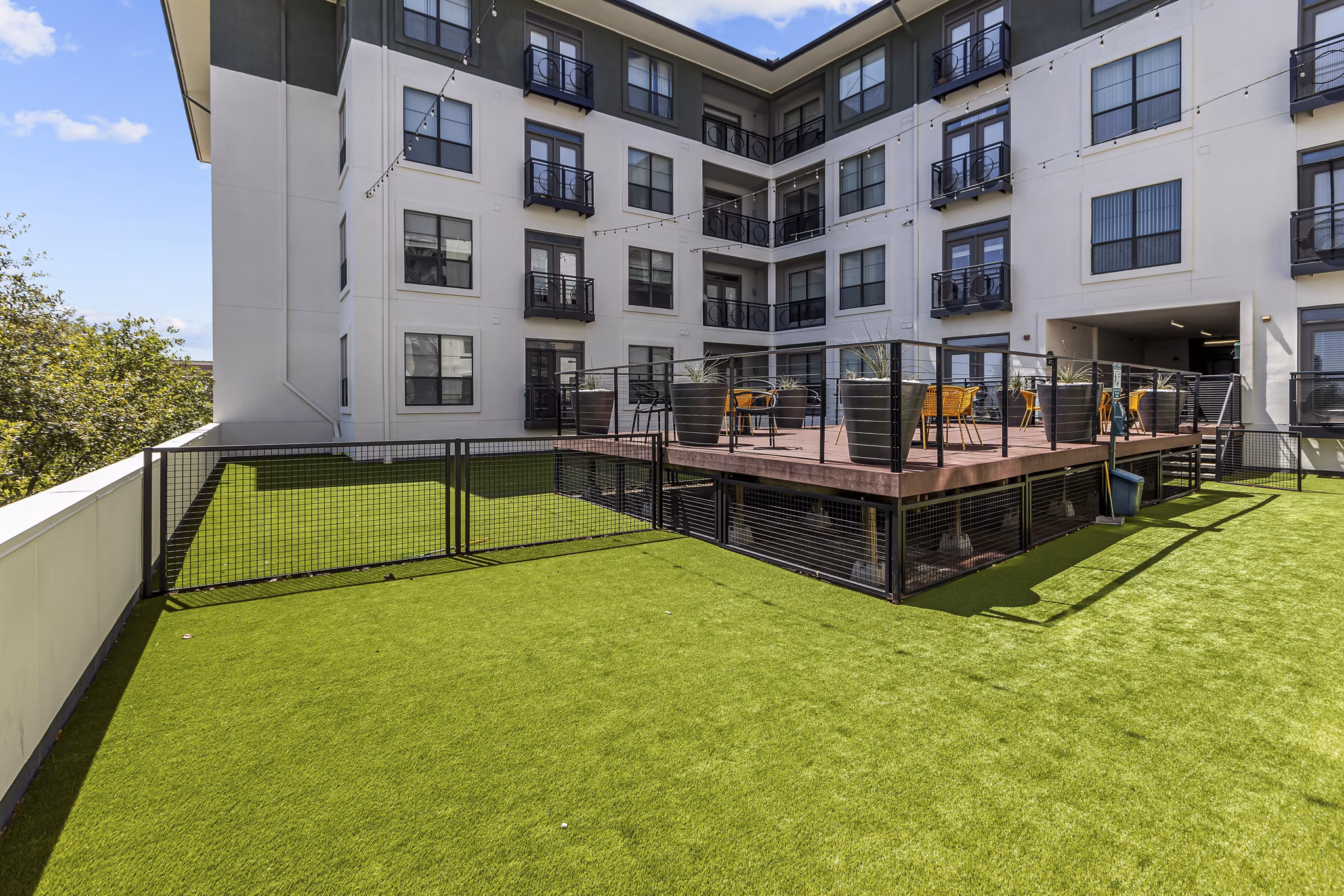 patio at Cleo Apartments